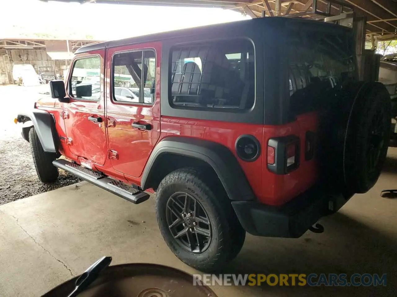 2 fotografías del automóvil dañado 1C4PJXDN3RW219619 JEEP WRANGLER 2024