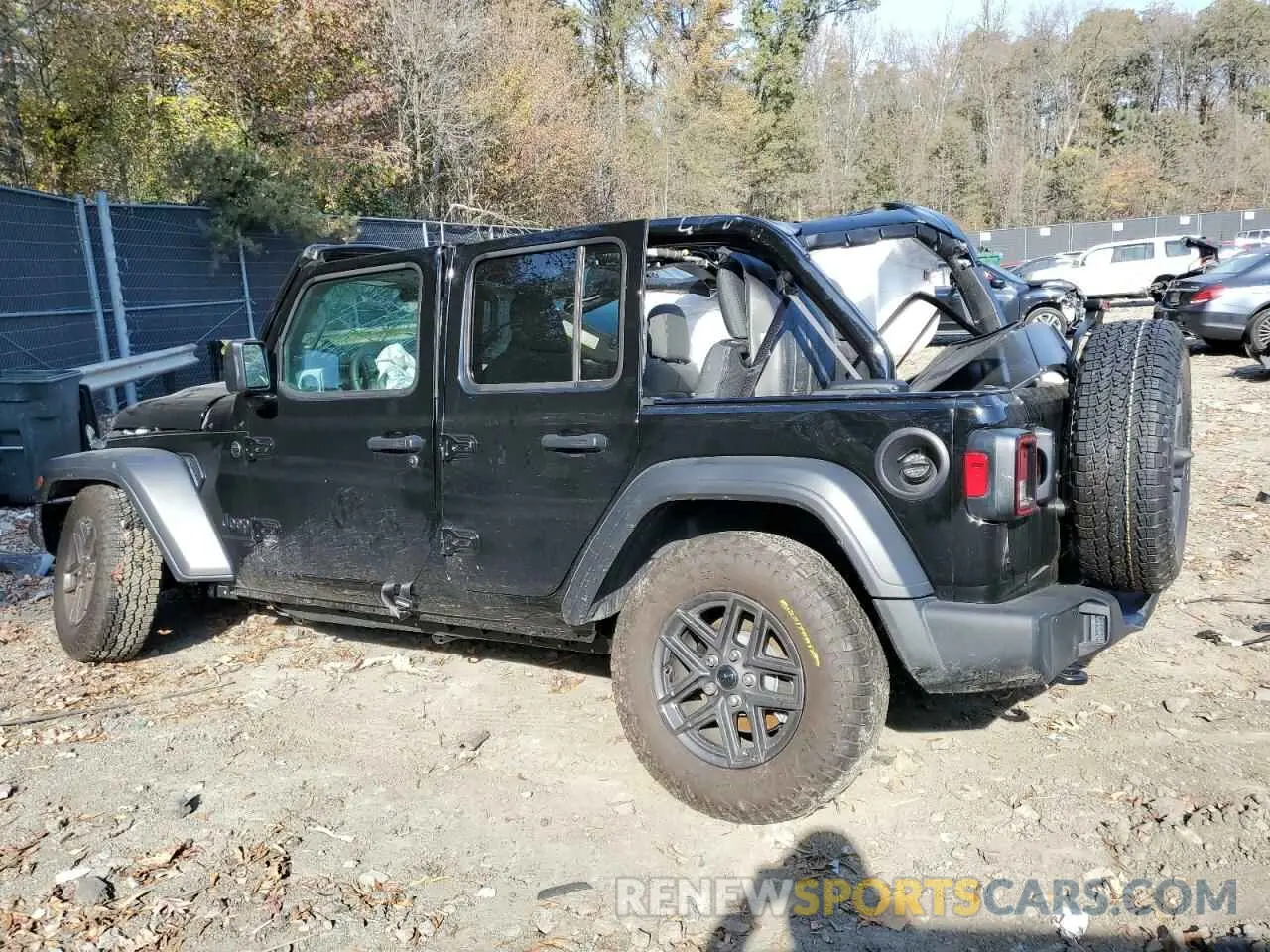2 fotografías del automóvil dañado 1C4PJXDN6RW108966 JEEP WRANGLER 2024
