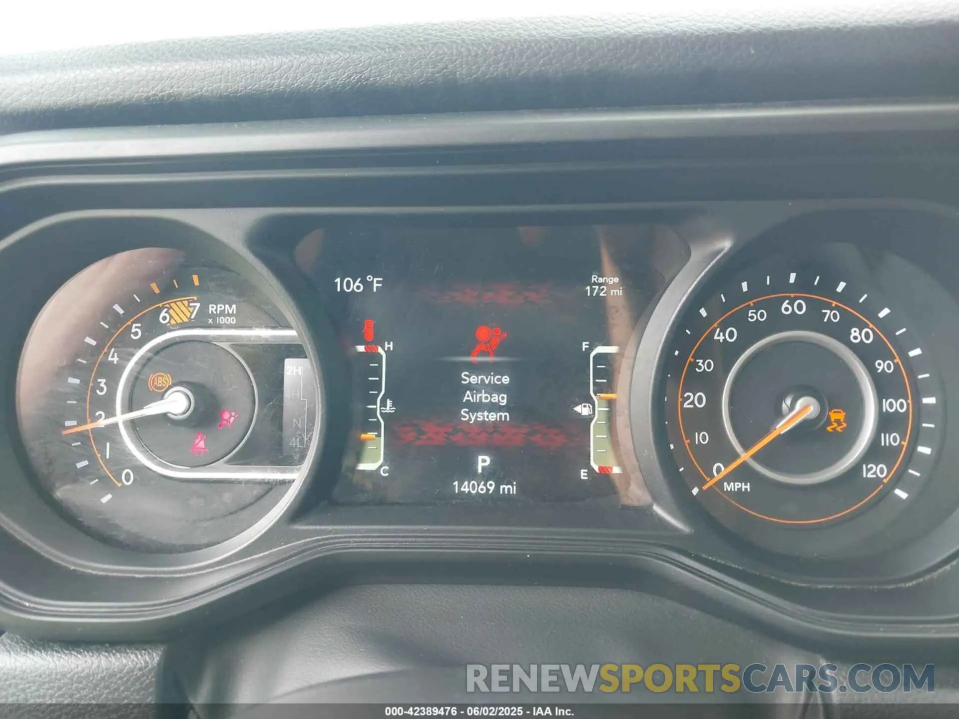 7 fotografías del automóvil dañado 1C4PJXDN6RW296839 JEEP WRANGLER 2024