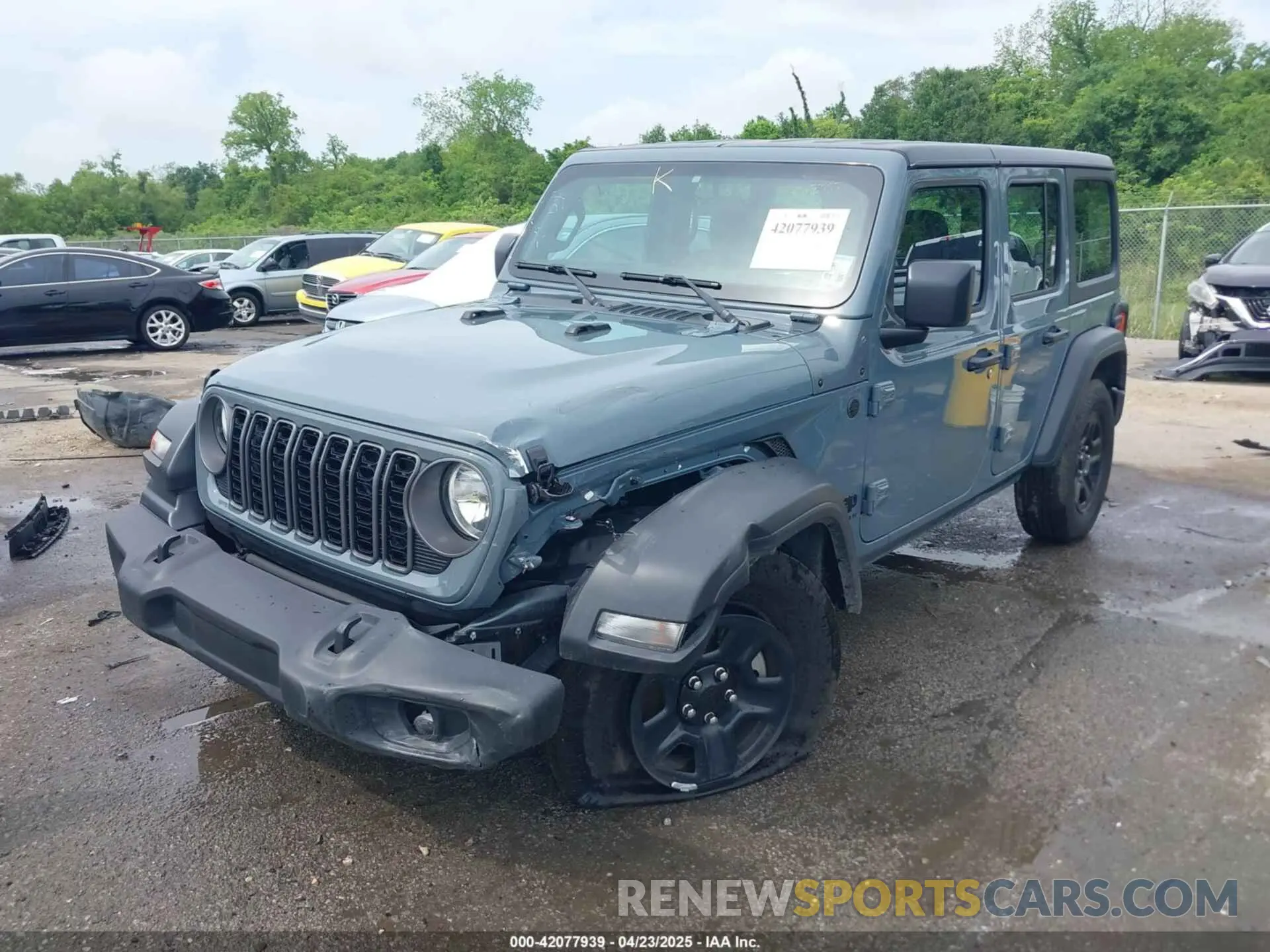 2 fotografías del automóvil dañado 1C4PJXDN6RW368591 JEEP WRANGLER 2024