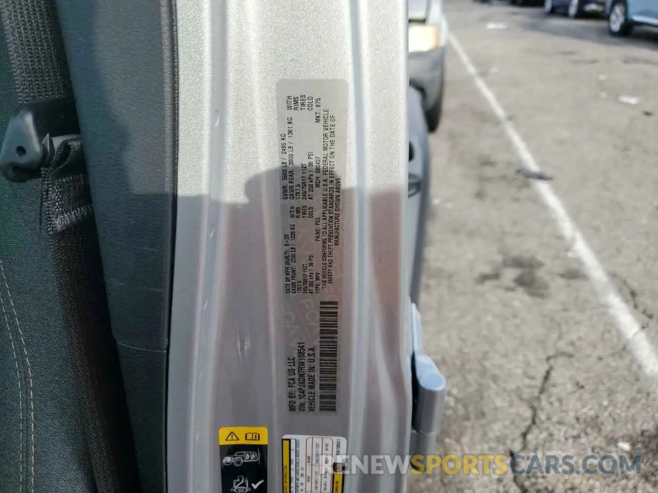 14 fotografías del automóvil dañado 1C4PJXDN7RW108541 JEEP WRANGLER 2024