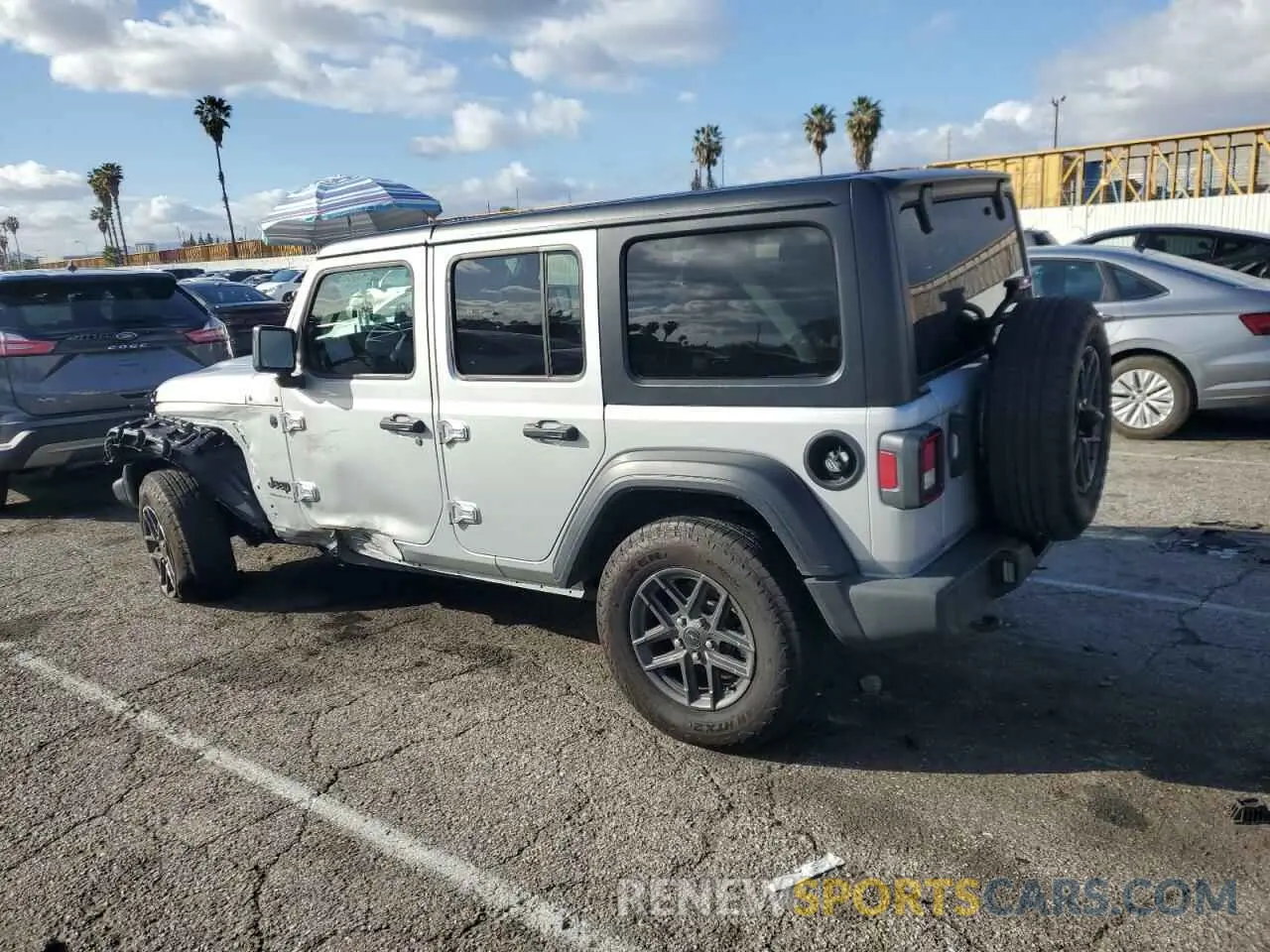 2 fotografías del automóvil dañado 1C4PJXDN7RW108541 JEEP WRANGLER 2024