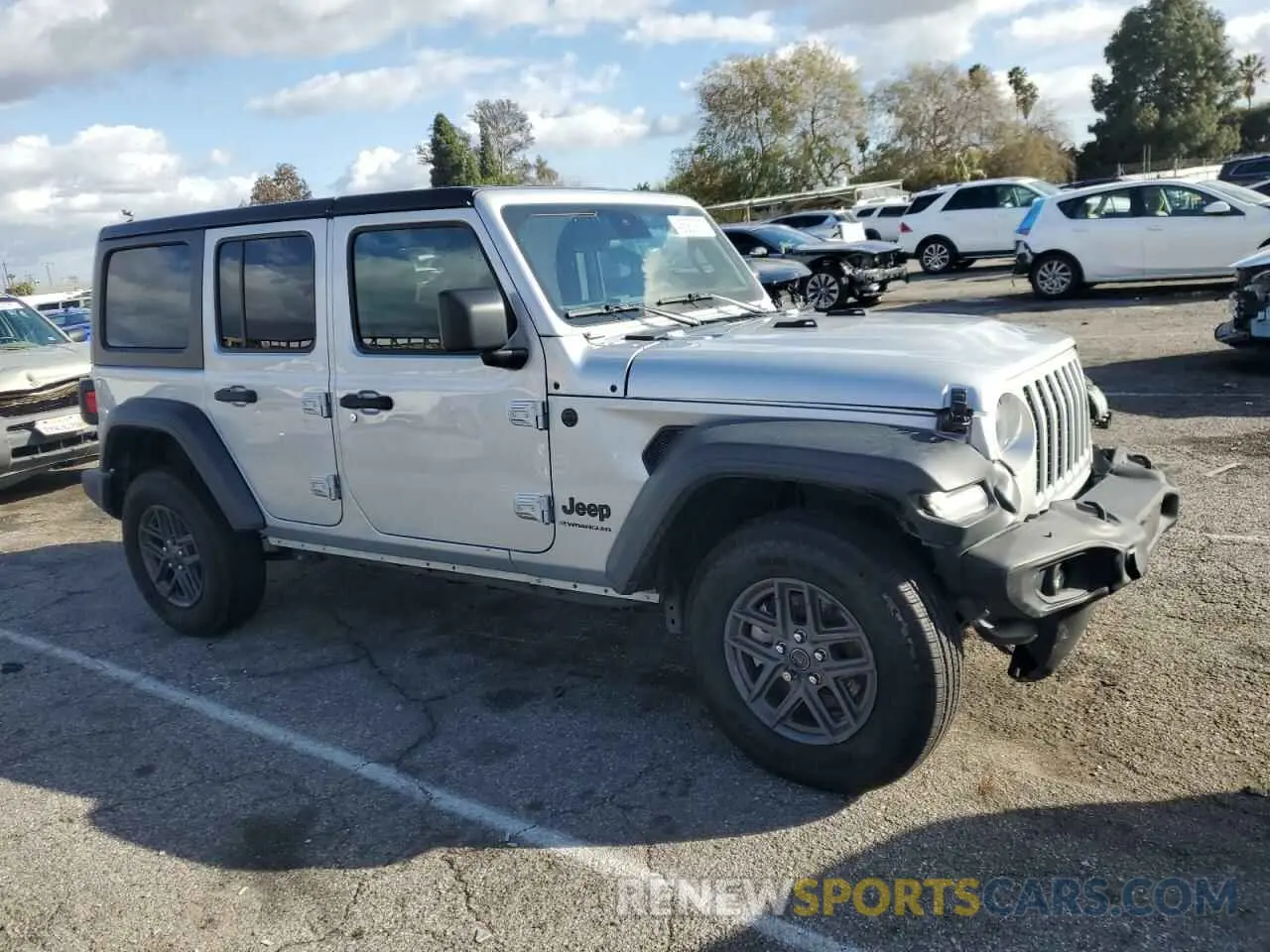 4 fotografías del automóvil dañado 1C4PJXDN7RW108541 JEEP WRANGLER 2024