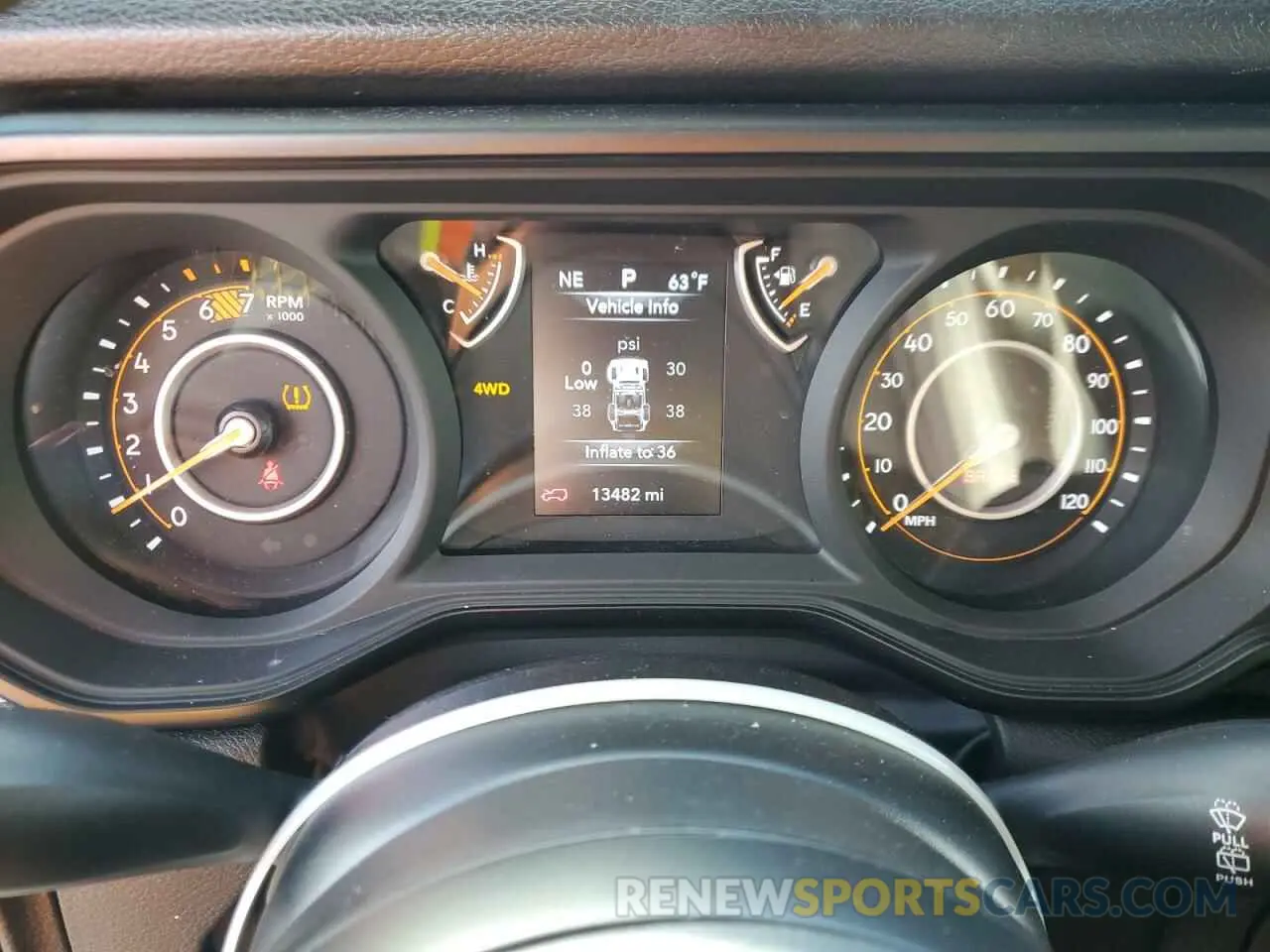 9 fotografías del automóvil dañado 1C4PJXDN7RW108541 JEEP WRANGLER 2024