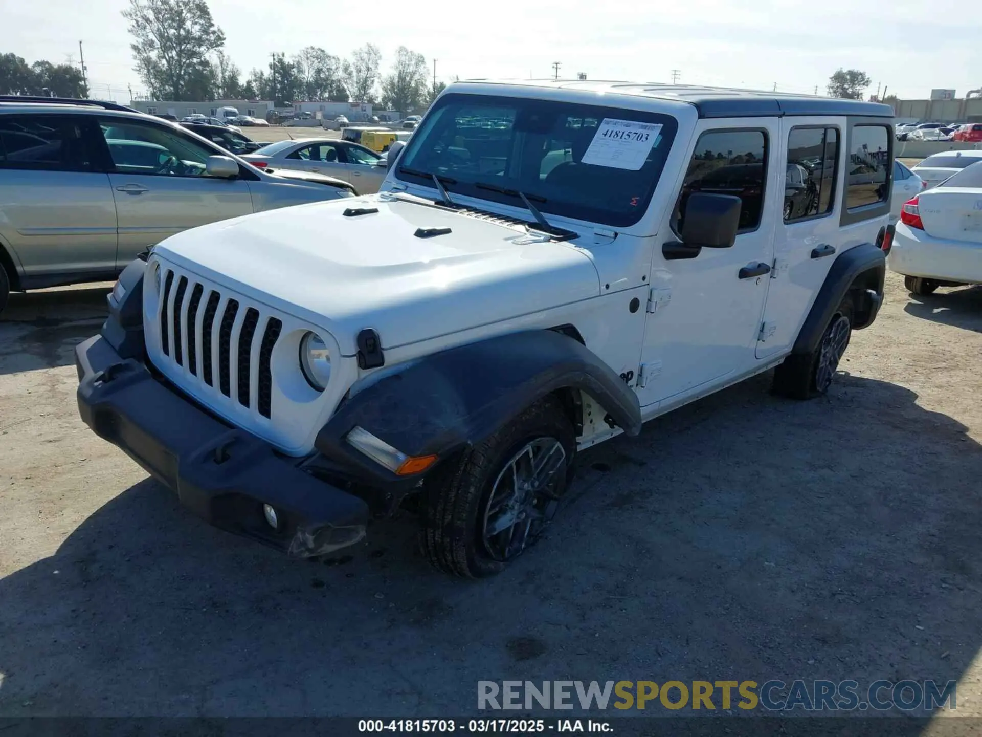 2 fotografías del automóvil dañado 1C4PJXDN7RW108703 JEEP WRANGLER 2024