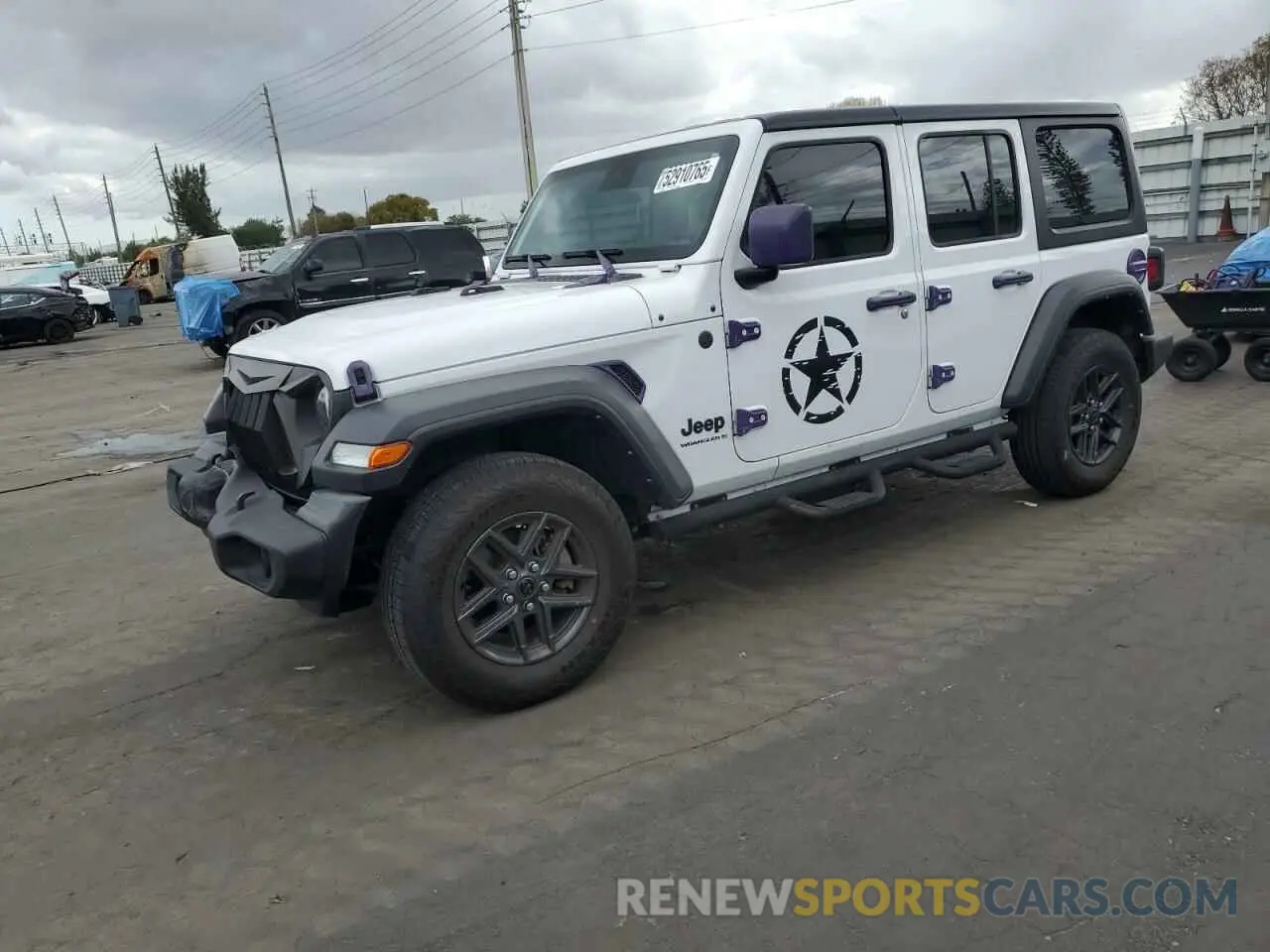1 fotografías del automóvil dañado 1C4PJXDN8RW109620 JEEP WRANGLER 2024