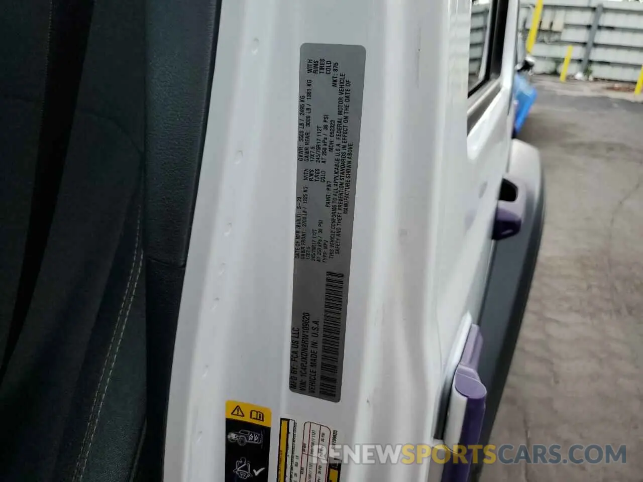14 fotografías del automóvil dañado 1C4PJXDN8RW109620 JEEP WRANGLER 2024