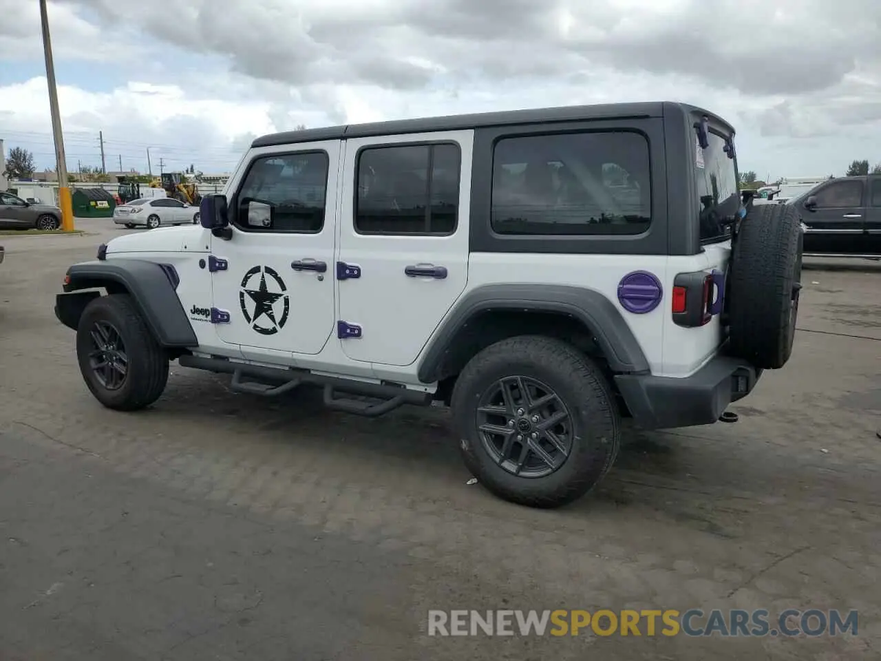 2 fotografías del automóvil dañado 1C4PJXDN8RW109620 JEEP WRANGLER 2024