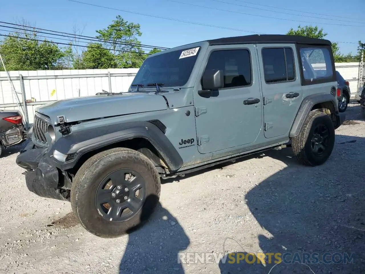 1 fotografías del automóvil dañado 1C4PJXDNXRW333195 JEEP WRANGLER 2024