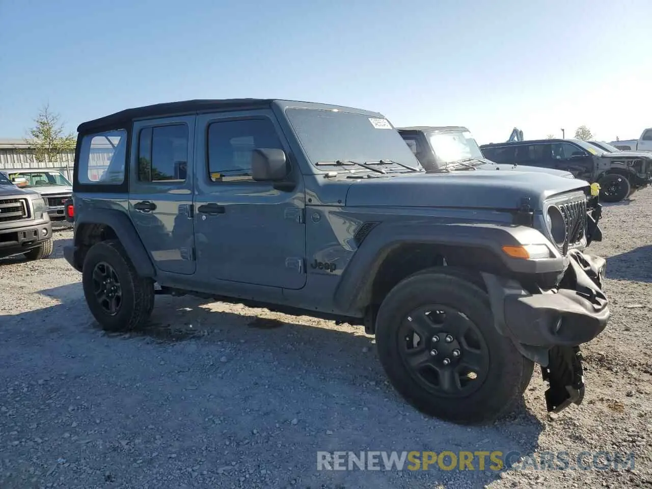 4 fotografías del automóvil dañado 1C4PJXDNXRW333195 JEEP WRANGLER 2024