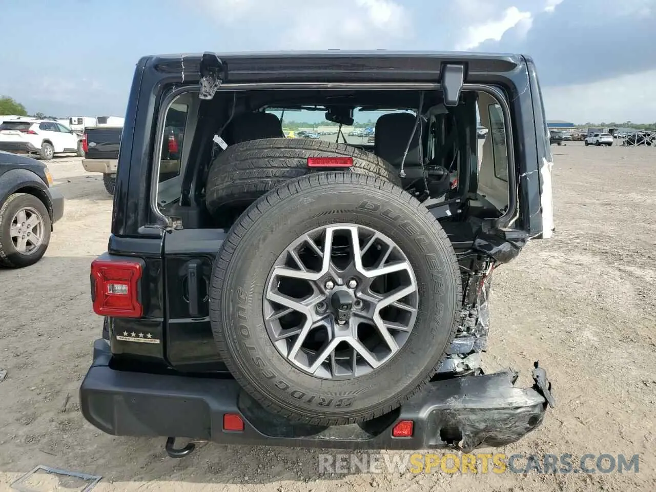 6 fotografías del automóvil dañado 1C4PJXEG8RW262661 JEEP WRANGLER 2024