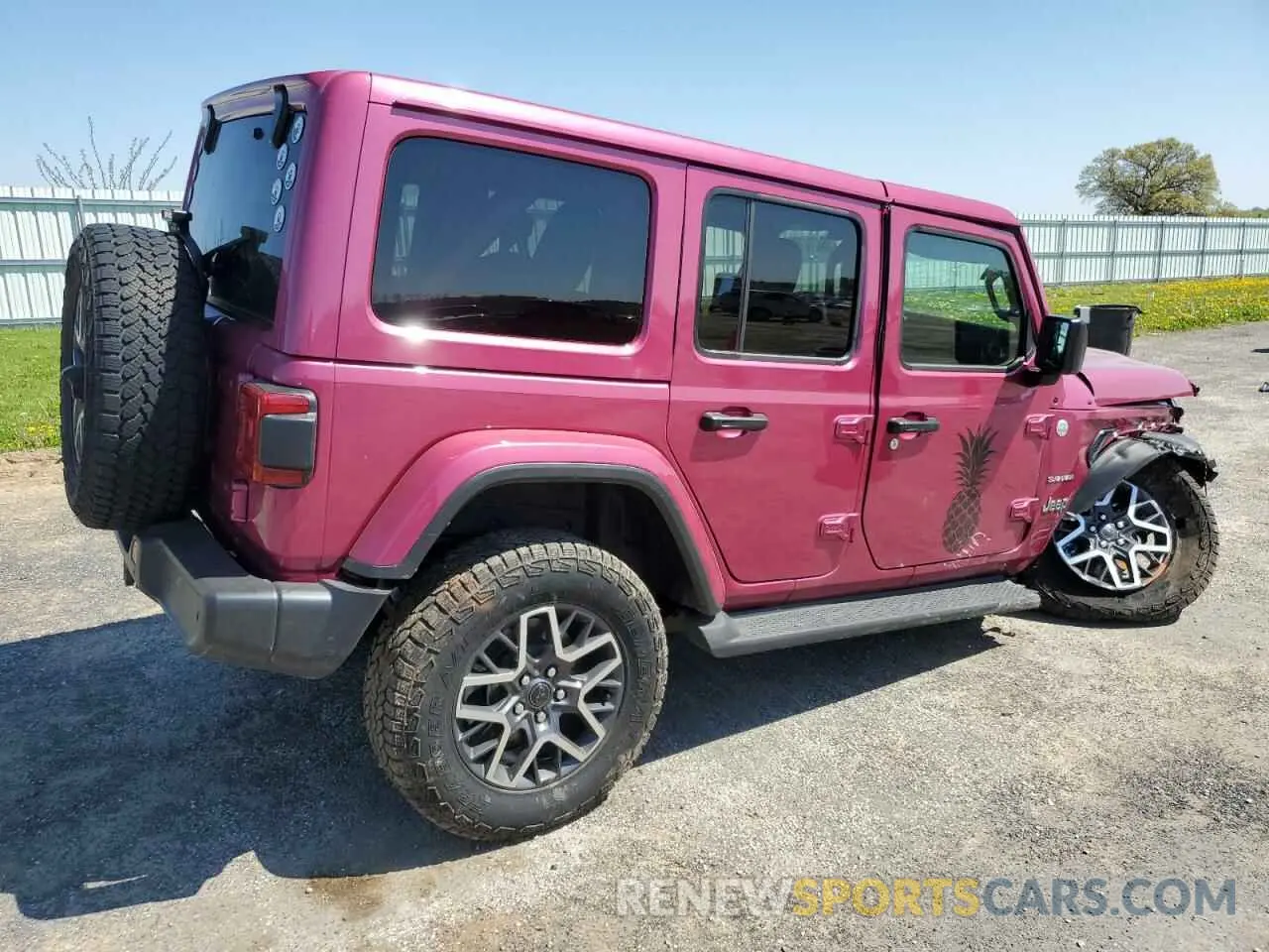3 fotografías del automóvil dañado 1C4PJXEG8RW336631 JEEP WRANGLER 2024