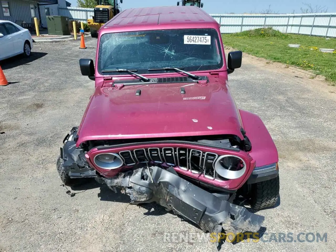 5 fotografías del automóvil dañado 1C4PJXEG8RW336631 JEEP WRANGLER 2024