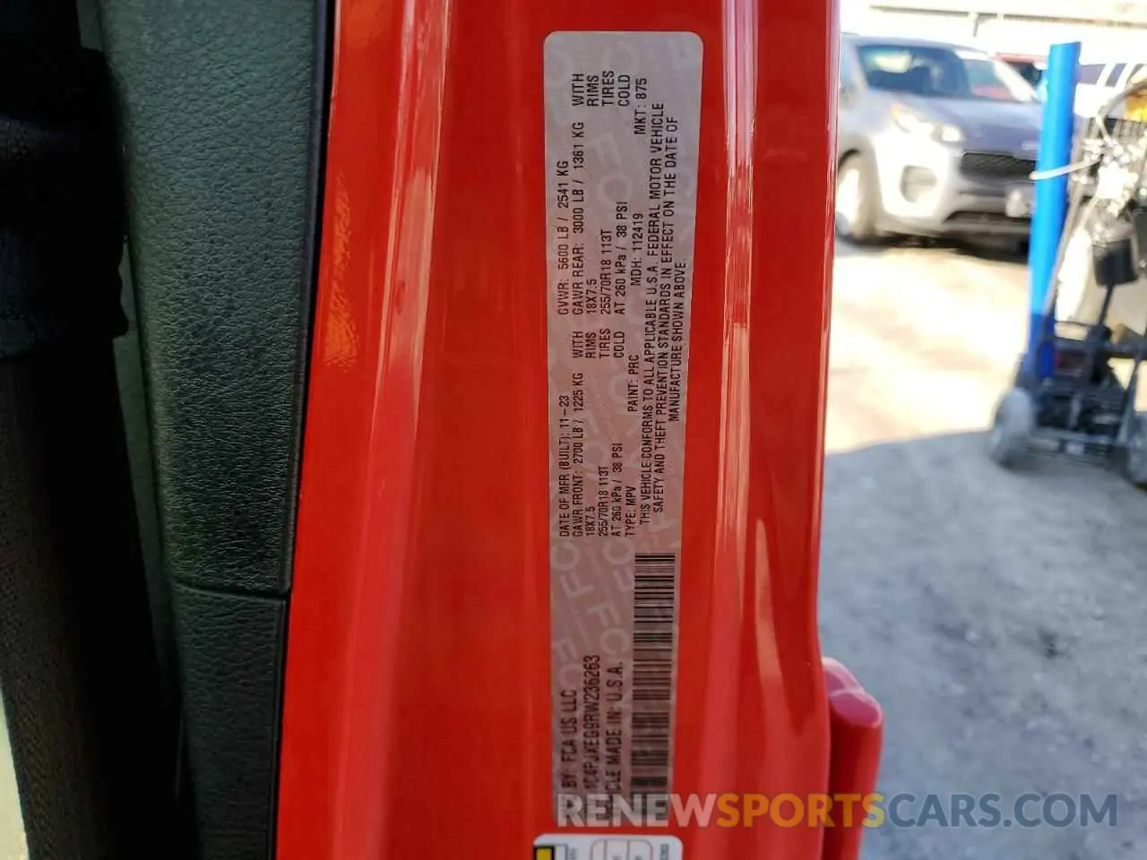 13 fotografías del automóvil dañado 1C4PJXEG9RW236263 JEEP WRANGLER 2024