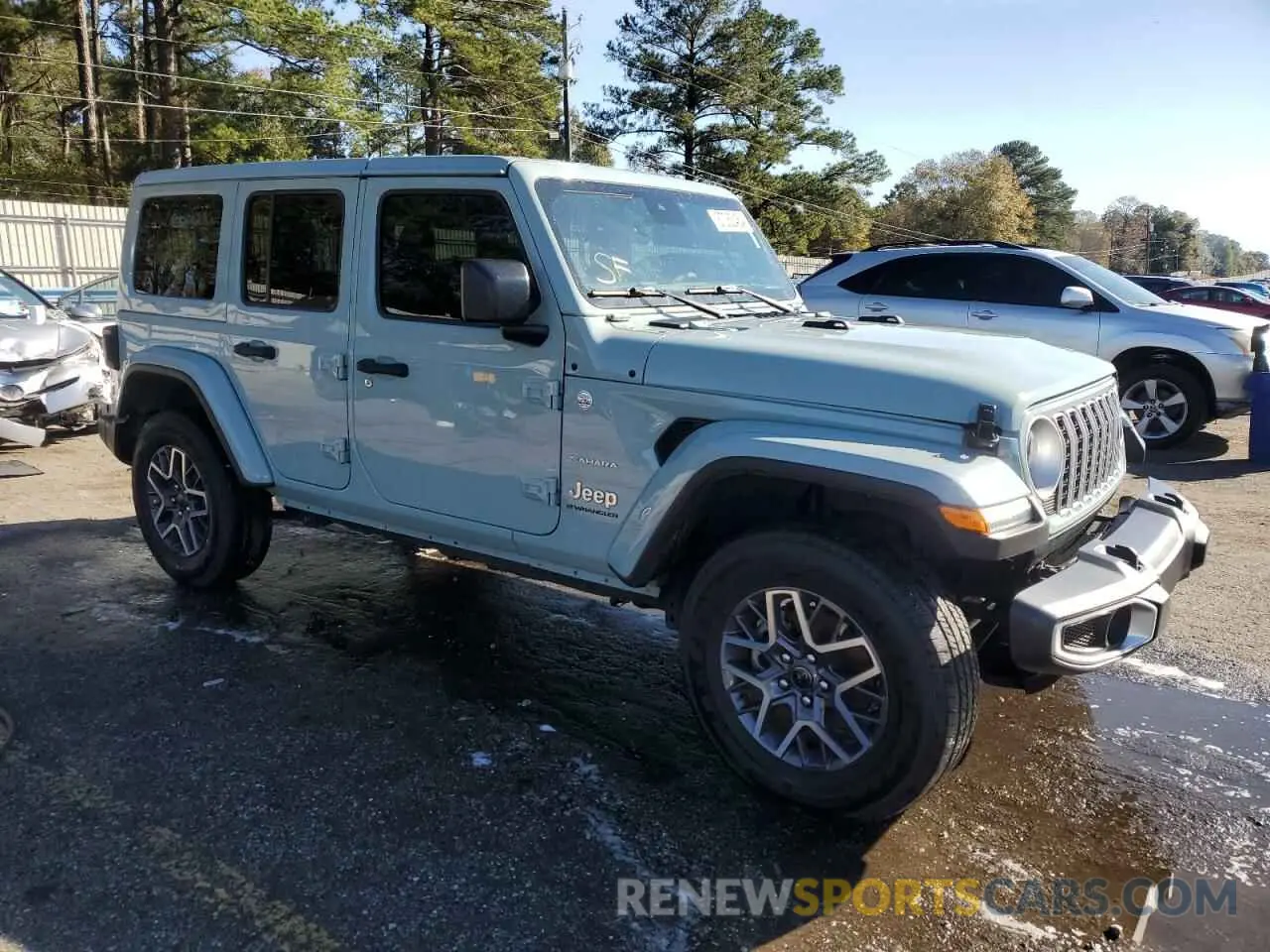 4 fotografías del automóvil dañado 1C4PJXEN1RW133904 JEEP WRANGLER 2024