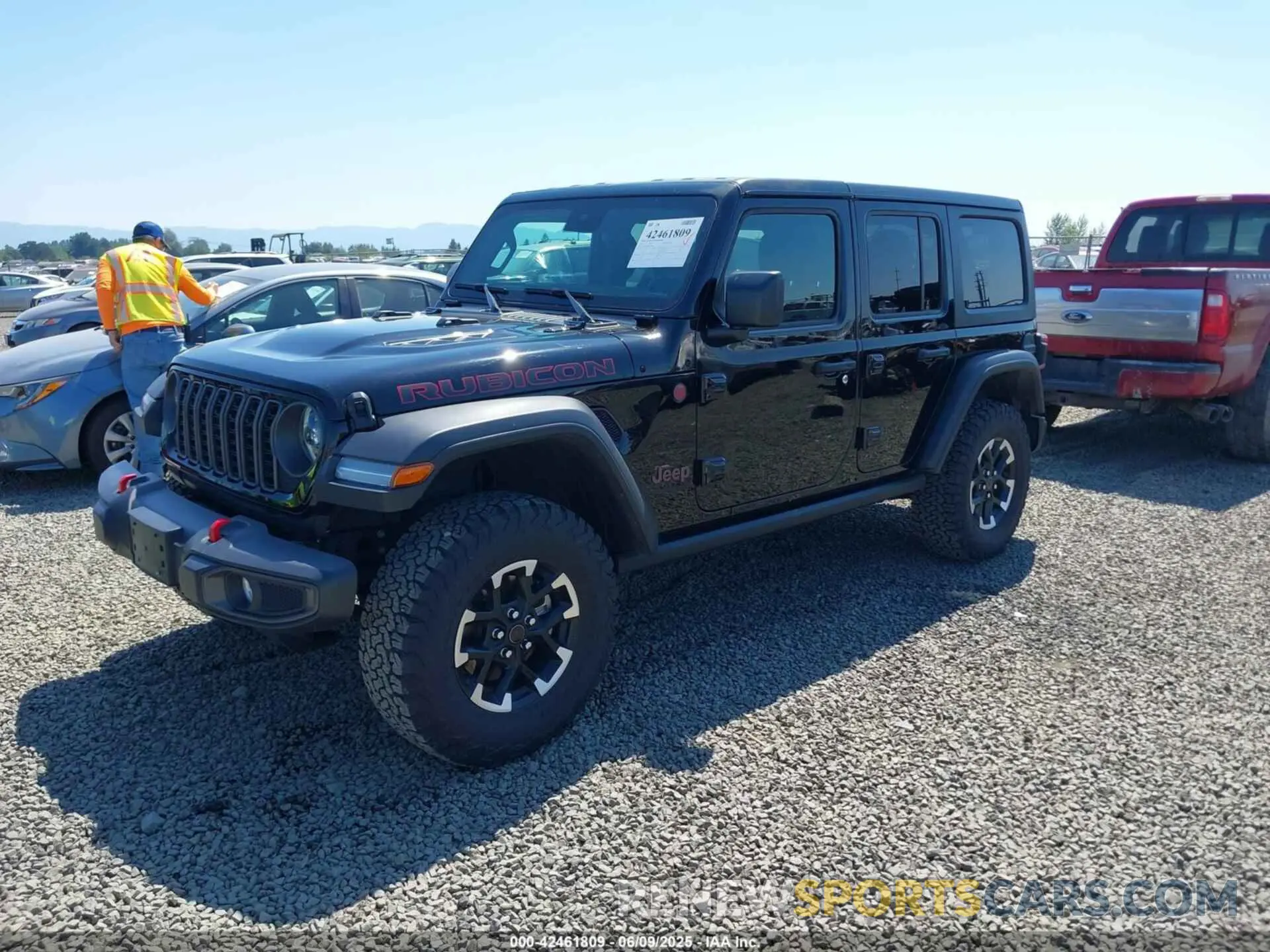 2 fotografías del automóvil dañado 1C4PJXFG0RW321491 JEEP WRANGLER 2024