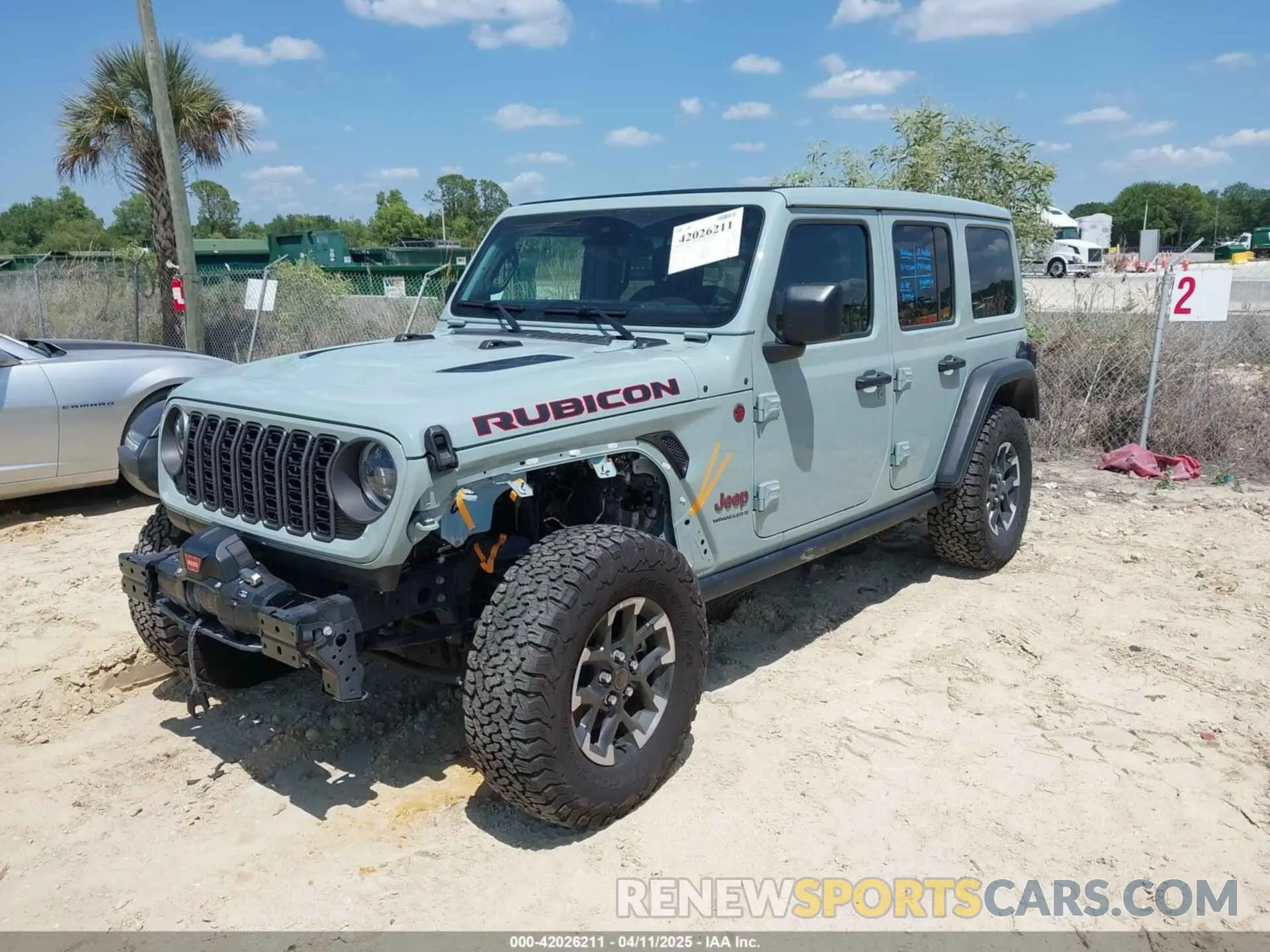 2 fotografías del automóvil dañado 1C4PJXFG3RW295565 JEEP WRANGLER 2024
