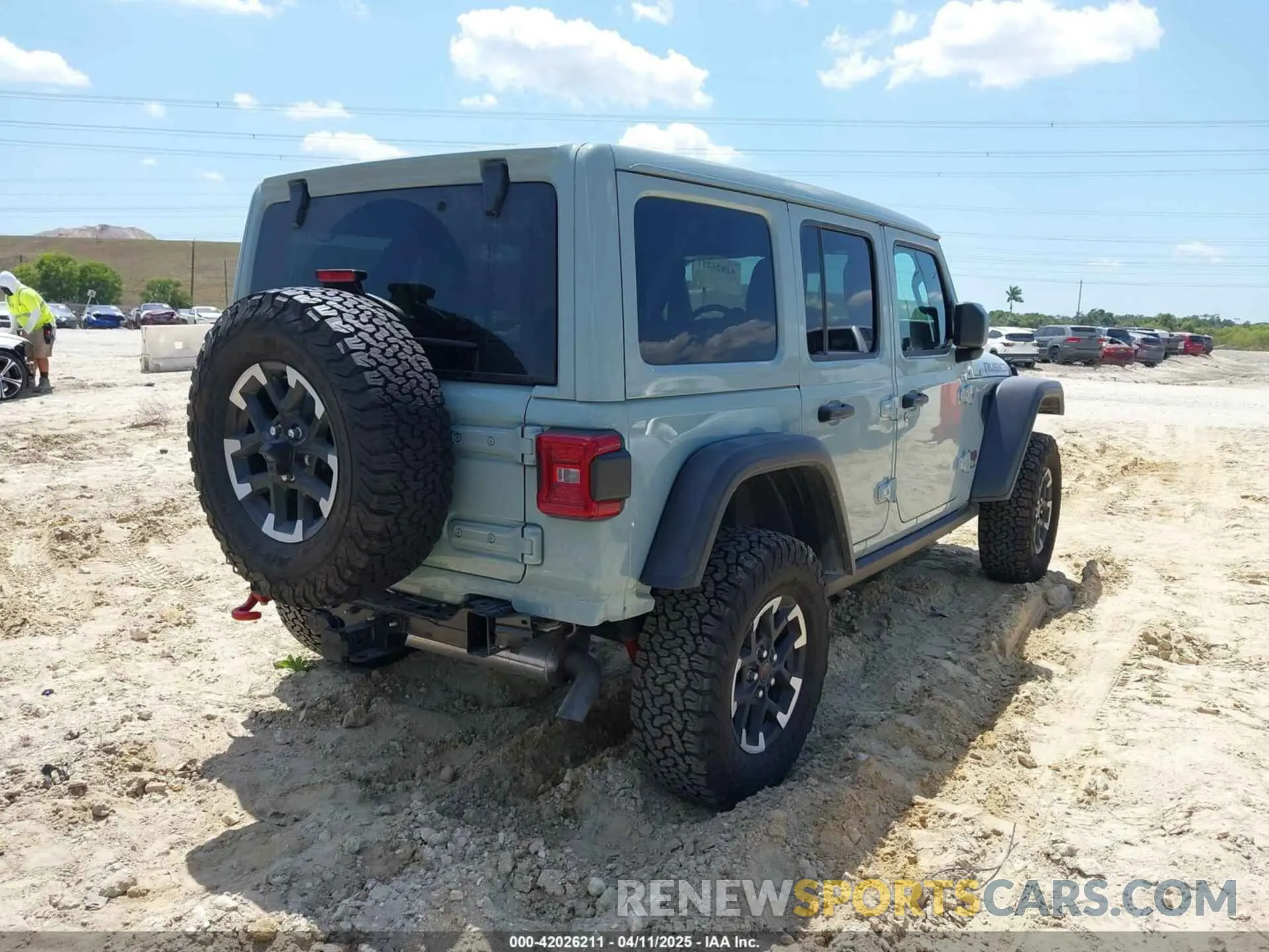 4 fotografías del automóvil dañado 1C4PJXFG3RW295565 JEEP WRANGLER 2024