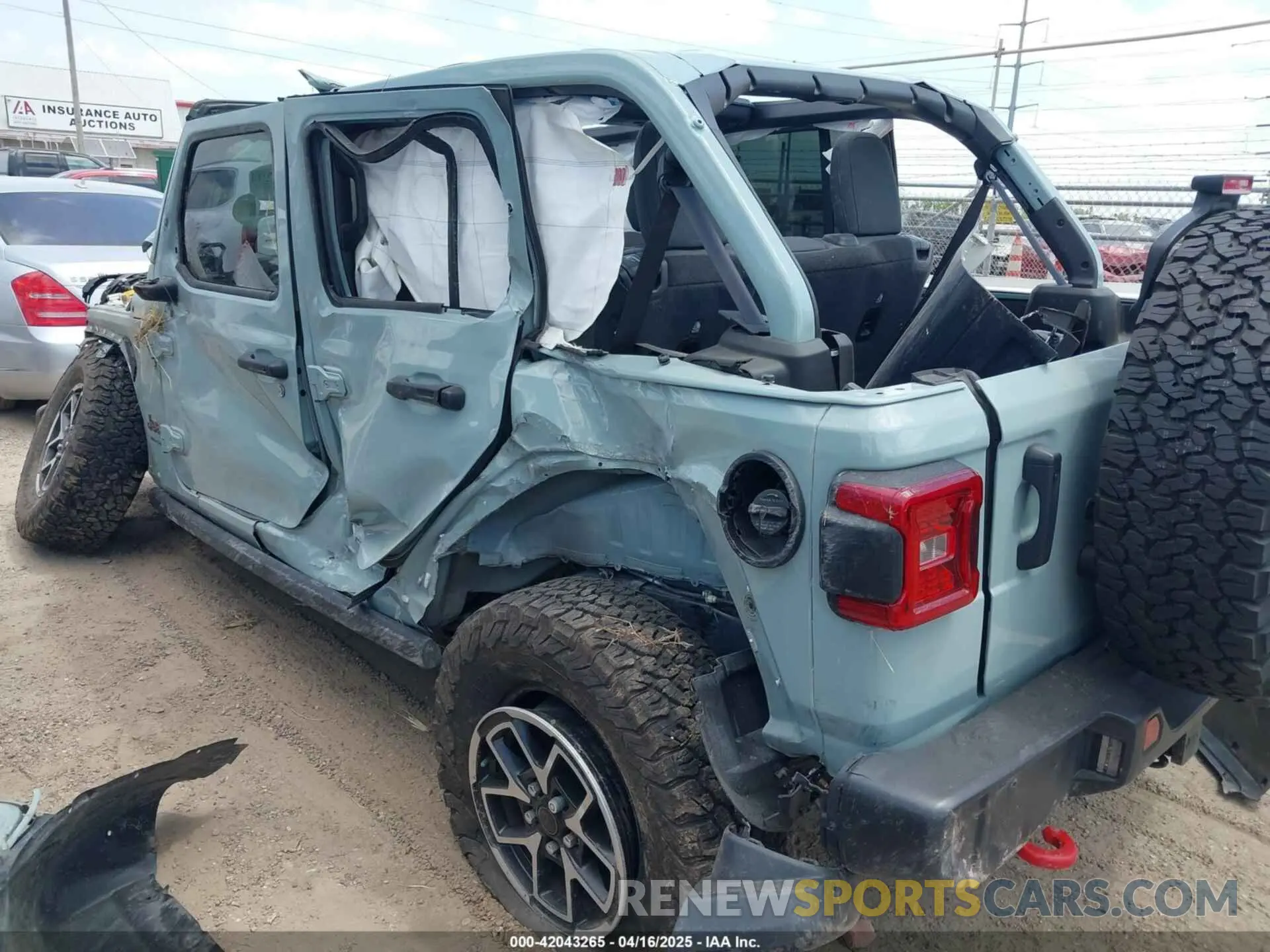 3 fotografías del automóvil dañado 1C4PJXFG4RW266186 JEEP WRANGLER 2024