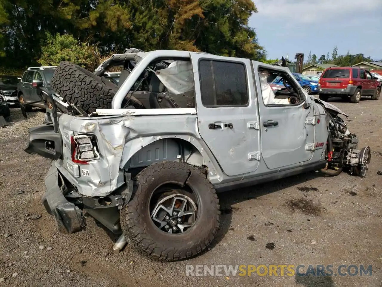 3 fotografías del automóvil dañado 1C4PJXFG6RW268750 JEEP WRANGLER 2024