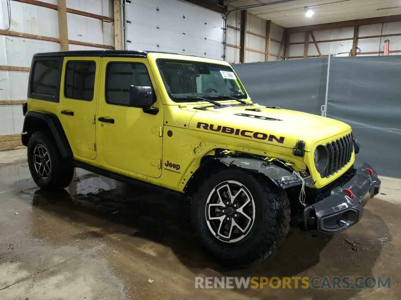 4 fotografías del automóvil dañado 1C4PJXFG9RW283792 JEEP WRANGLER 2024