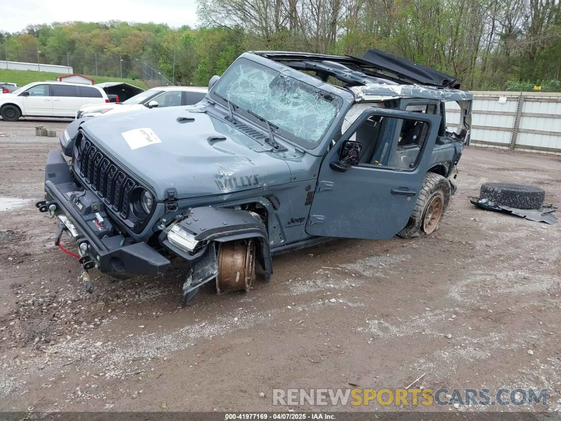 2 fotografías del automóvil dañado 1C4RJXDG7RW261575 JEEP WRANGLER 2024