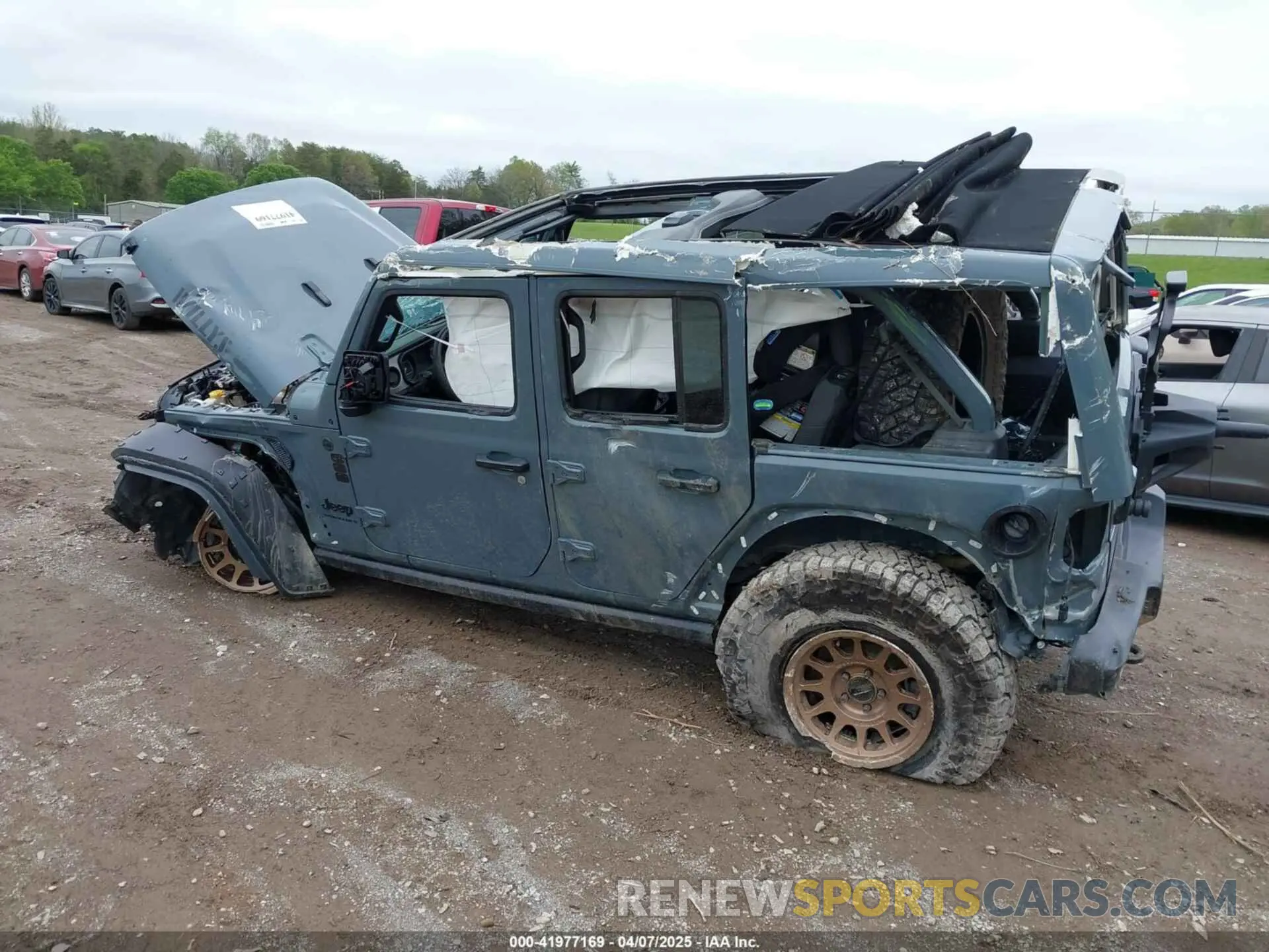 6 fotografías del automóvil dañado 1C4RJXDG7RW261575 JEEP WRANGLER 2024