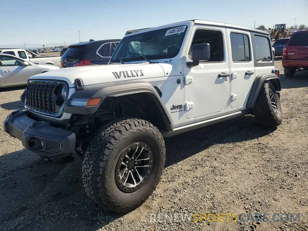 1 fotografías del automóvil dañado 1C4RJXDGXRW263627 JEEP WRANGLER 2024