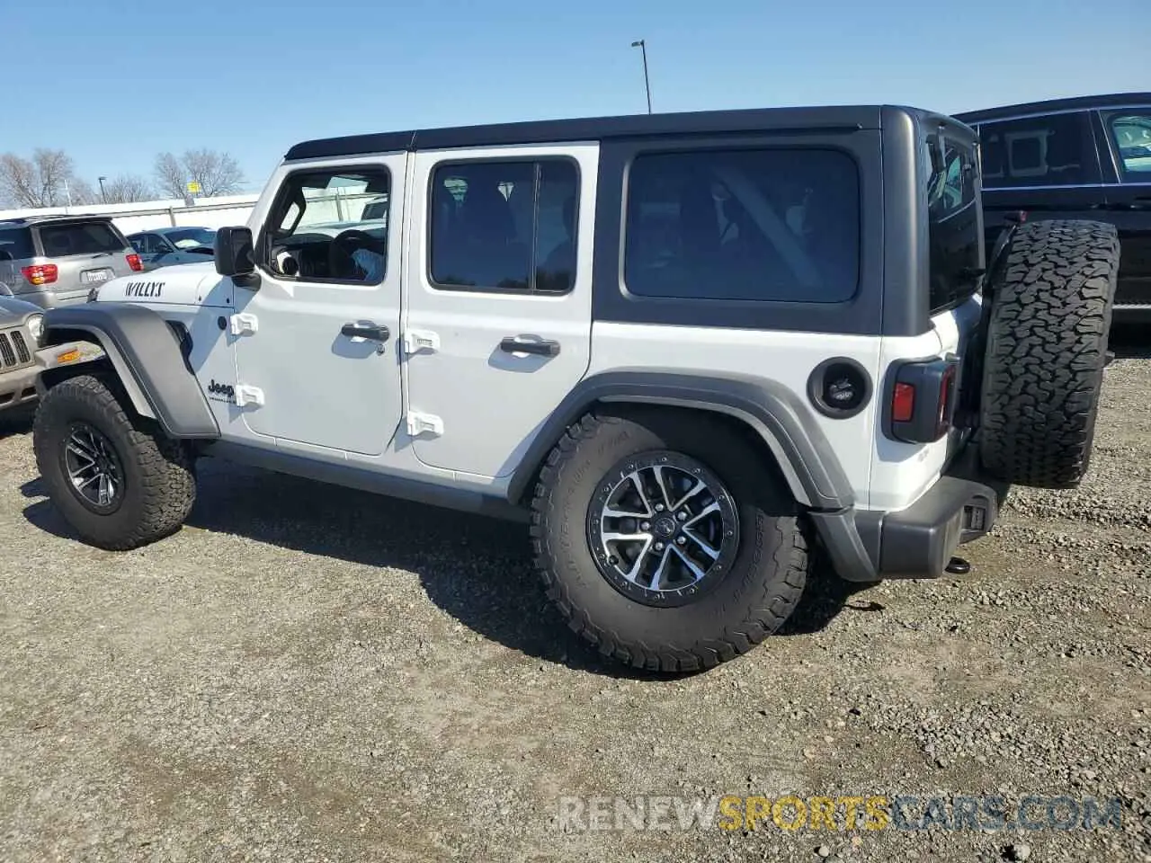 2 fotografías del automóvil dañado 1C4RJXDGXRW263627 JEEP WRANGLER 2024