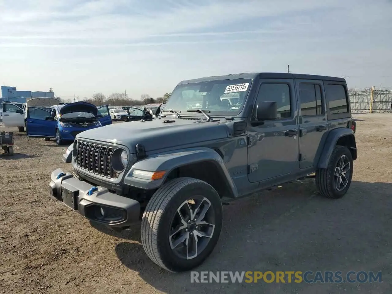 1 fotografías del automóvil dañado 1C4RJXN61RW147951 JEEP WRANGLER 2024