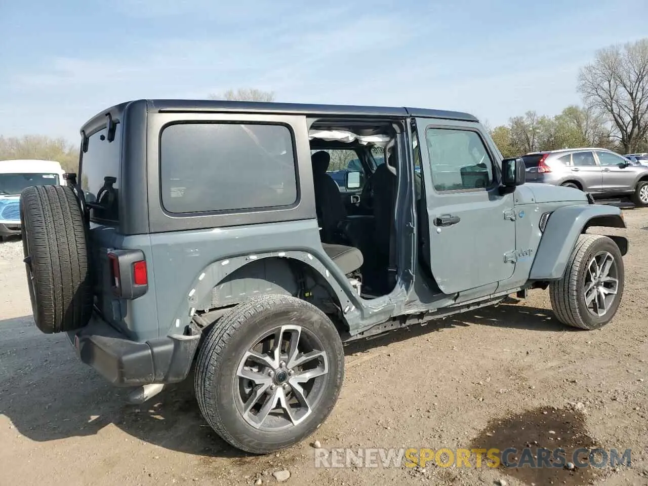 3 fotografías del automóvil dañado 1C4RJXN61RW147951 JEEP WRANGLER 2024