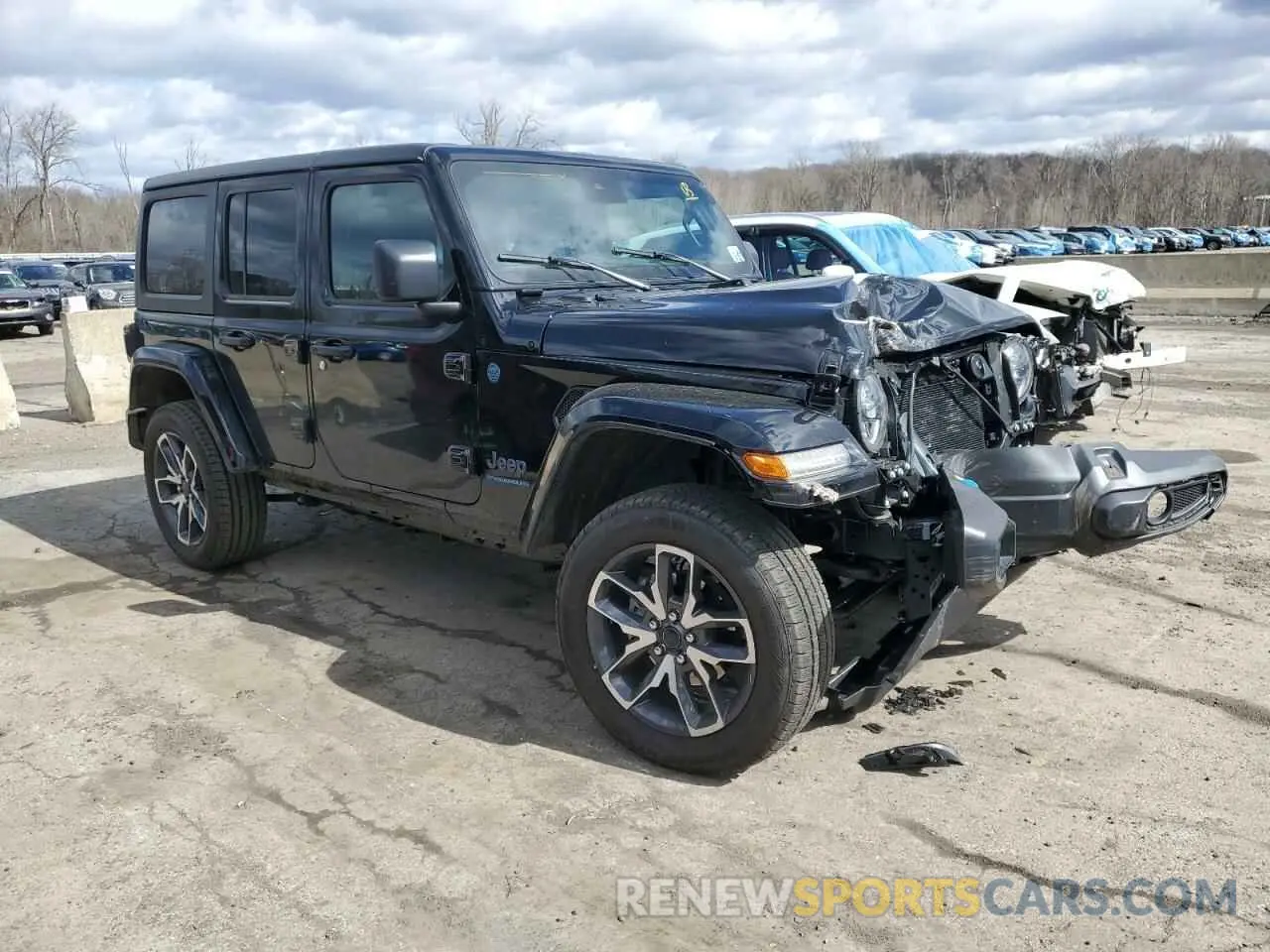4 fotografías del automóvil dañado 1C4RJXN61RW294108 JEEP WRANGLER 2024