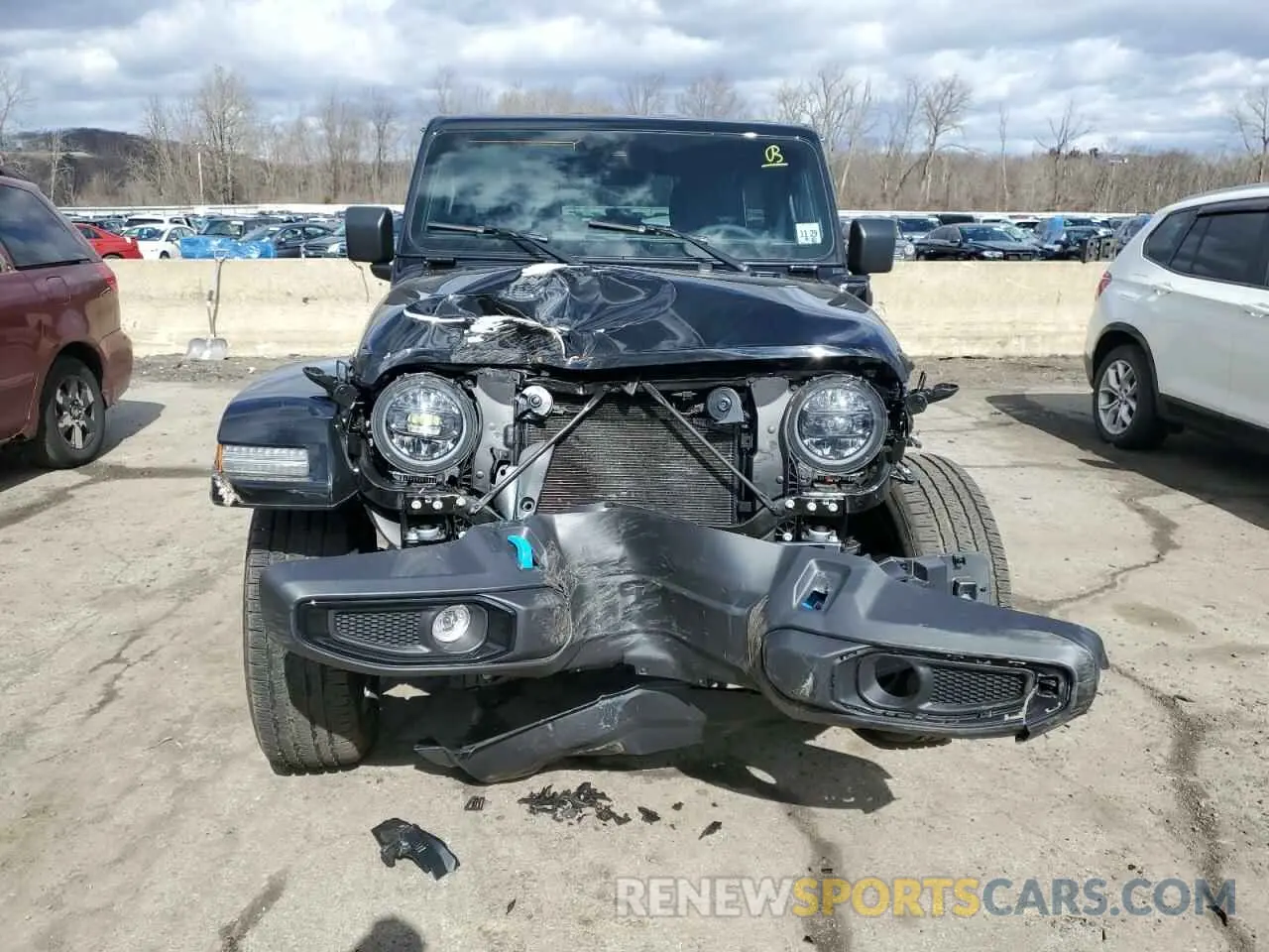 5 fotografías del automóvil dañado 1C4RJXN61RW294108 JEEP WRANGLER 2024