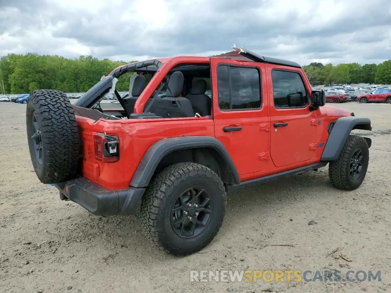 3 fotografías del automóvil dañado 1C4RJXN62RW204206 JEEP WRANGLER 2024