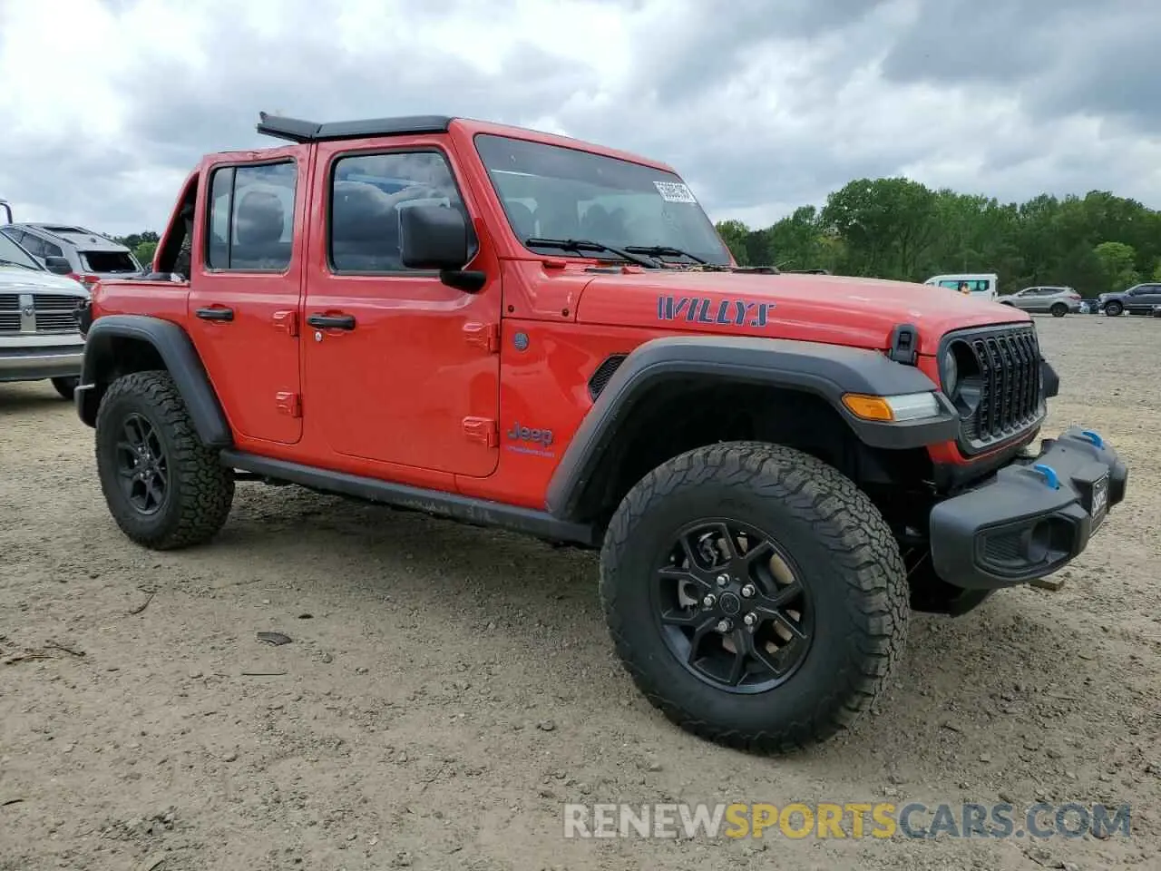 4 fotografías del automóvil dañado 1C4RJXN62RW204206 JEEP WRANGLER 2024