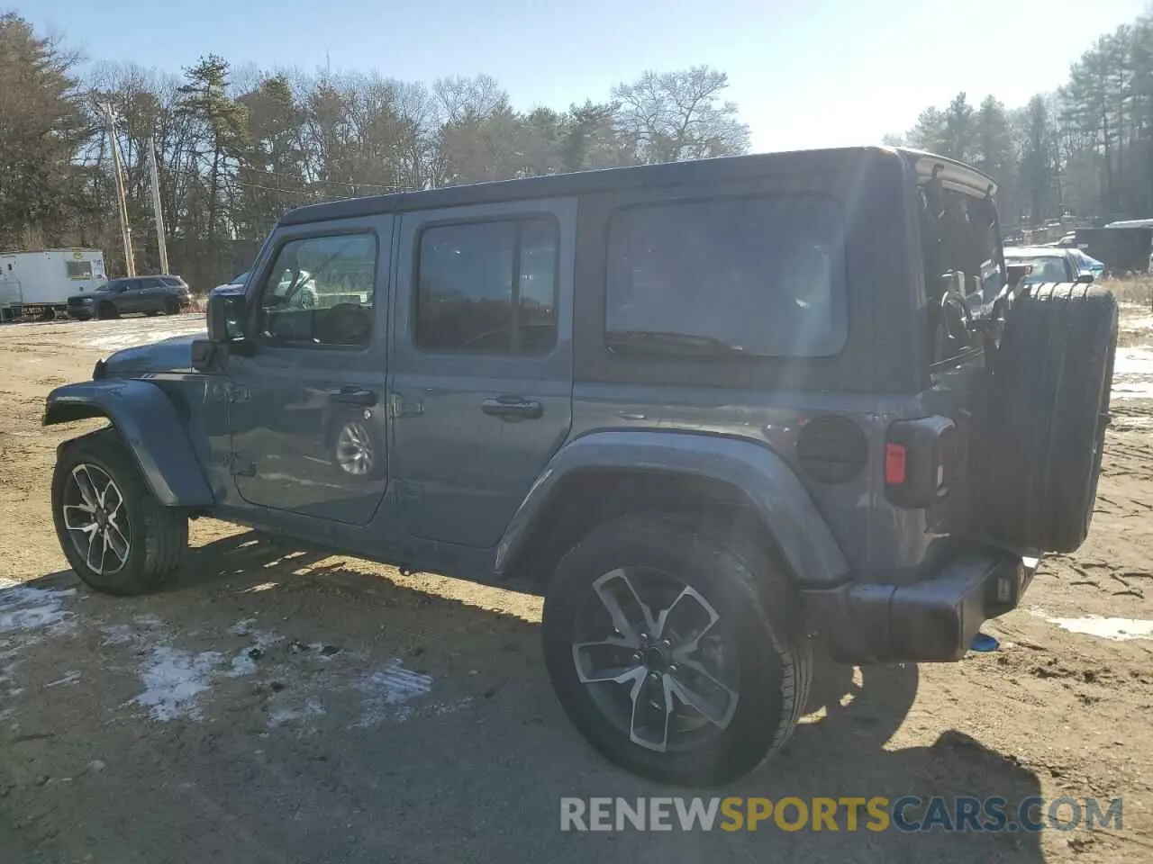 2 fotografías del automóvil dañado 1C4RJXN63RW225212 JEEP WRANGLER 2024