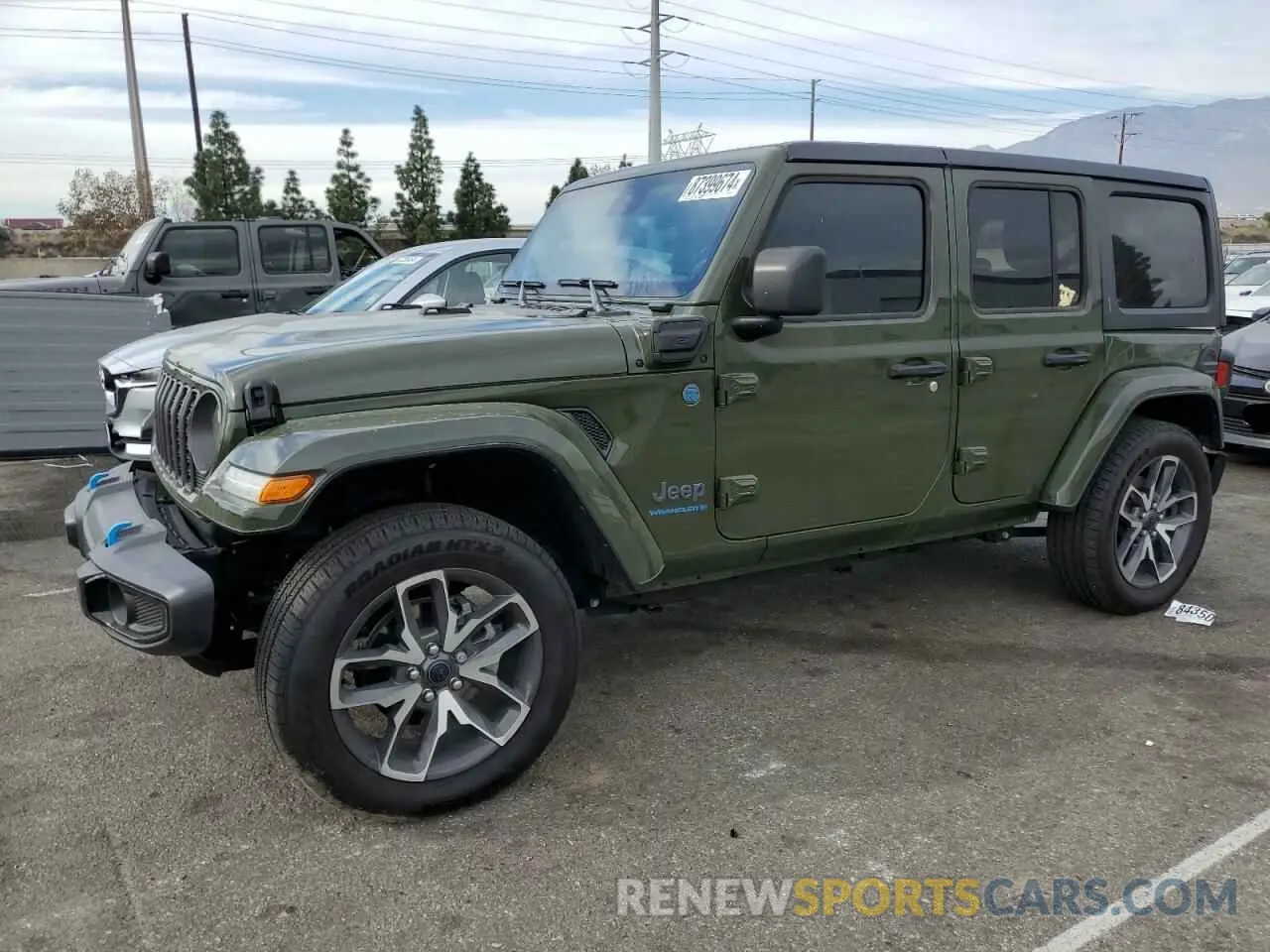 1 fotografías del automóvil dañado 1C4RJXN64RW146843 JEEP WRANGLER 2024