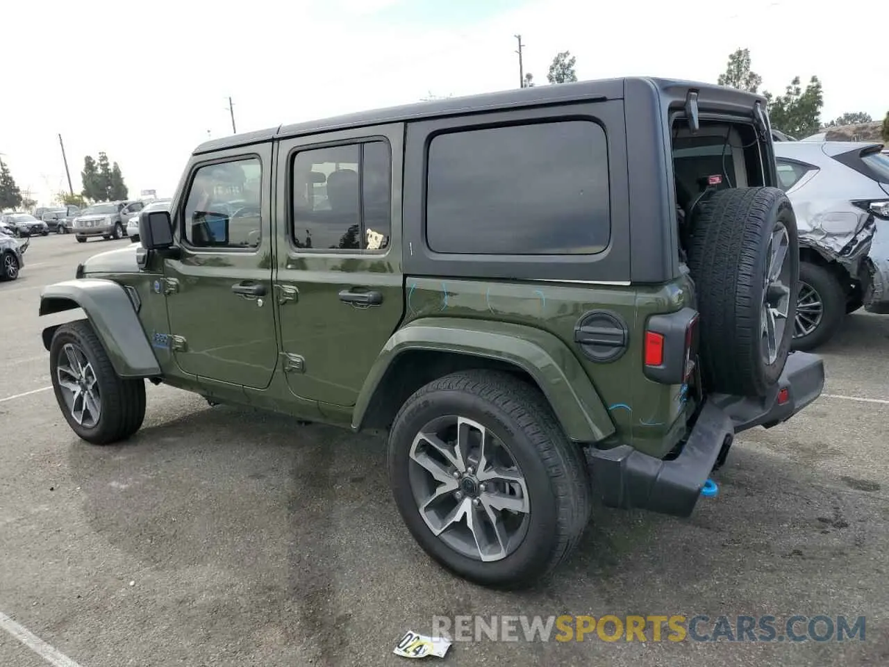 2 fotografías del automóvil dañado 1C4RJXN64RW146843 JEEP WRANGLER 2024