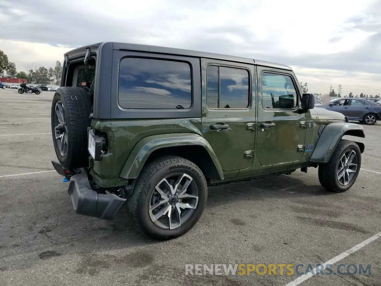 3 fotografías del automóvil dañado 1C4RJXN64RW146843 JEEP WRANGLER 2024