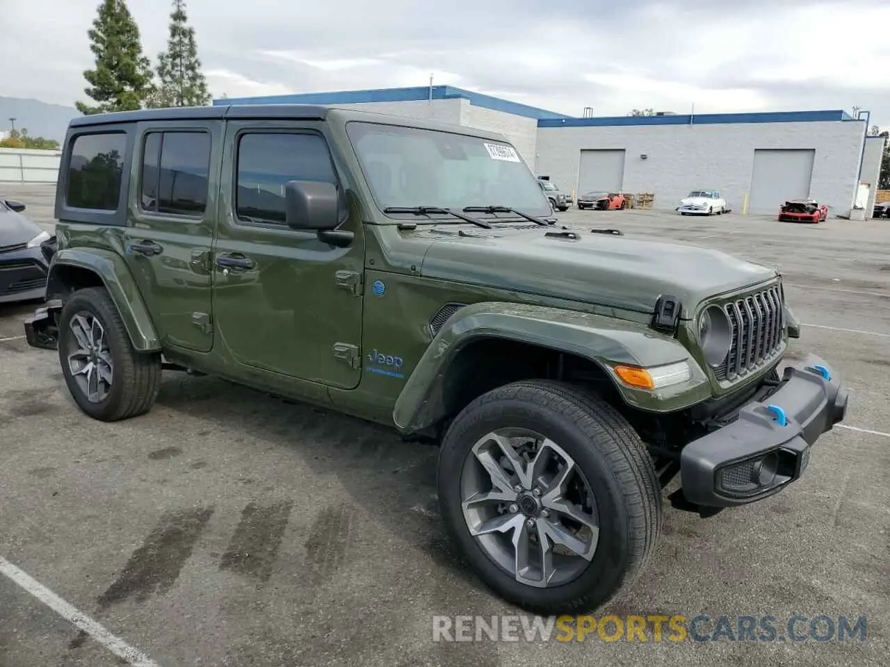 4 fotografías del automóvil dañado 1C4RJXN64RW146843 JEEP WRANGLER 2024