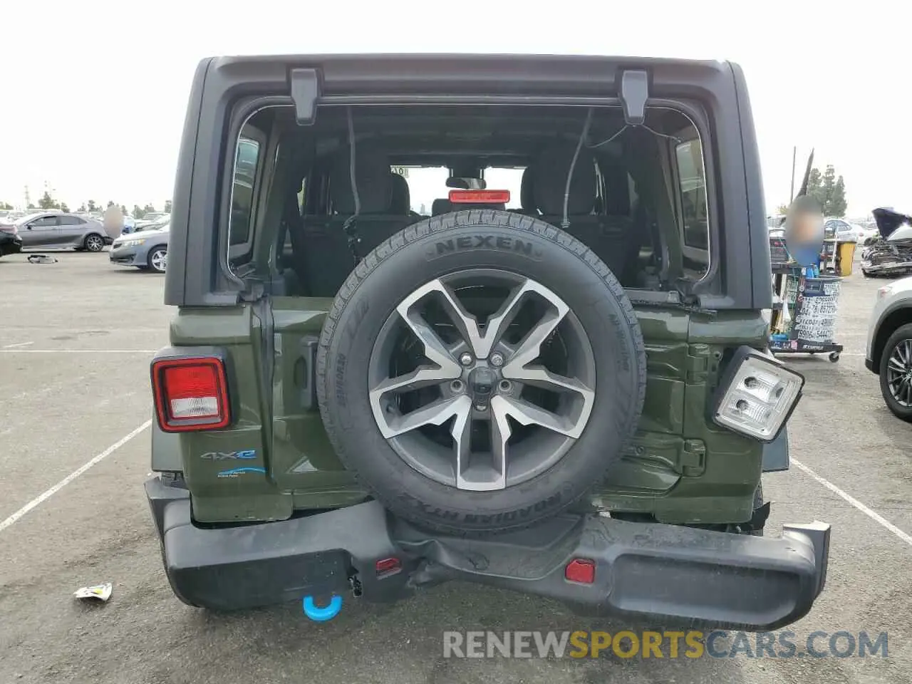 6 fotografías del automóvil dañado 1C4RJXN64RW146843 JEEP WRANGLER 2024