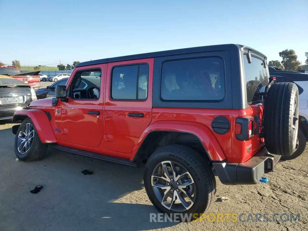 2 fotografías del automóvil dañado 1C4RJXN64RW149094 JEEP WRANGLER 2024