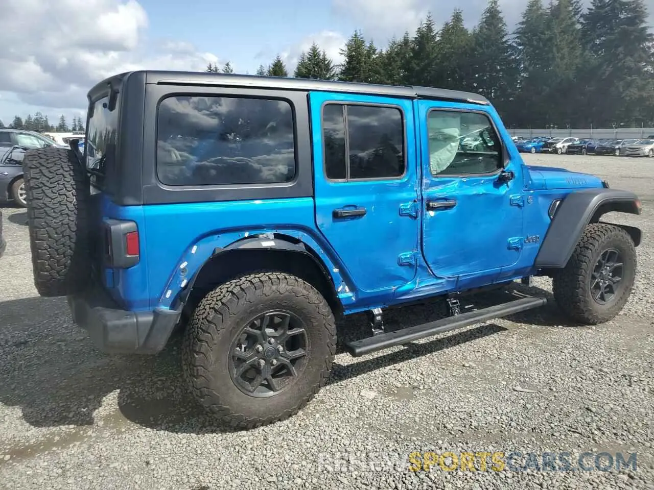 3 fotografías del automóvil dañado 1C4RJXN66RW186048 JEEP WRANGLER 2024