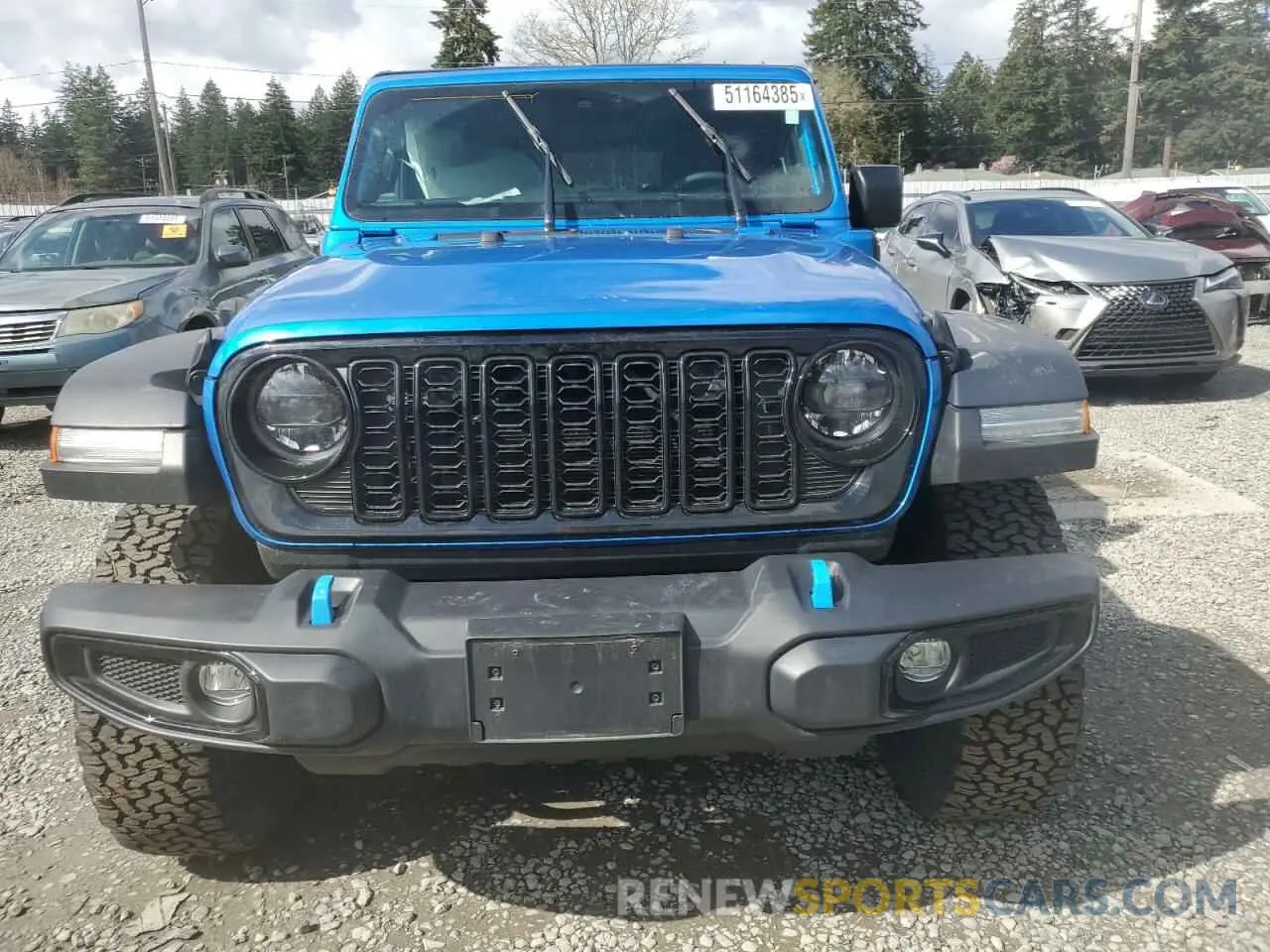 5 fotografías del automóvil dañado 1C4RJXN66RW186048 JEEP WRANGLER 2024