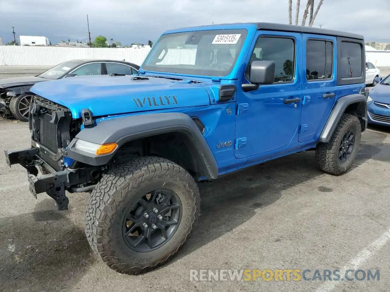 1 fotografías del automóvil dañado 1C4RJXN67RW145668 JEEP WRANGLER 2024
