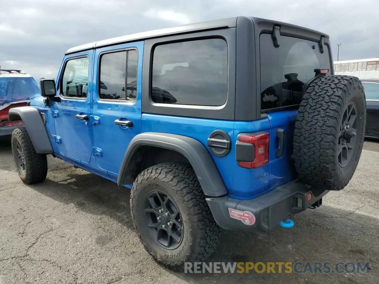 2 fotografías del automóvil dañado 1C4RJXN67RW145668 JEEP WRANGLER 2024