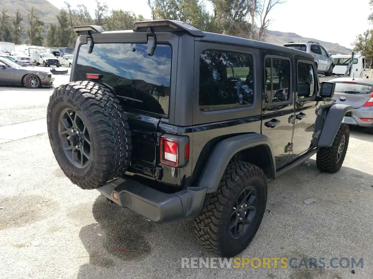 3 fotografías del automóvil dañado 1C4RJXN67RW217419 JEEP WRANGLER 2024