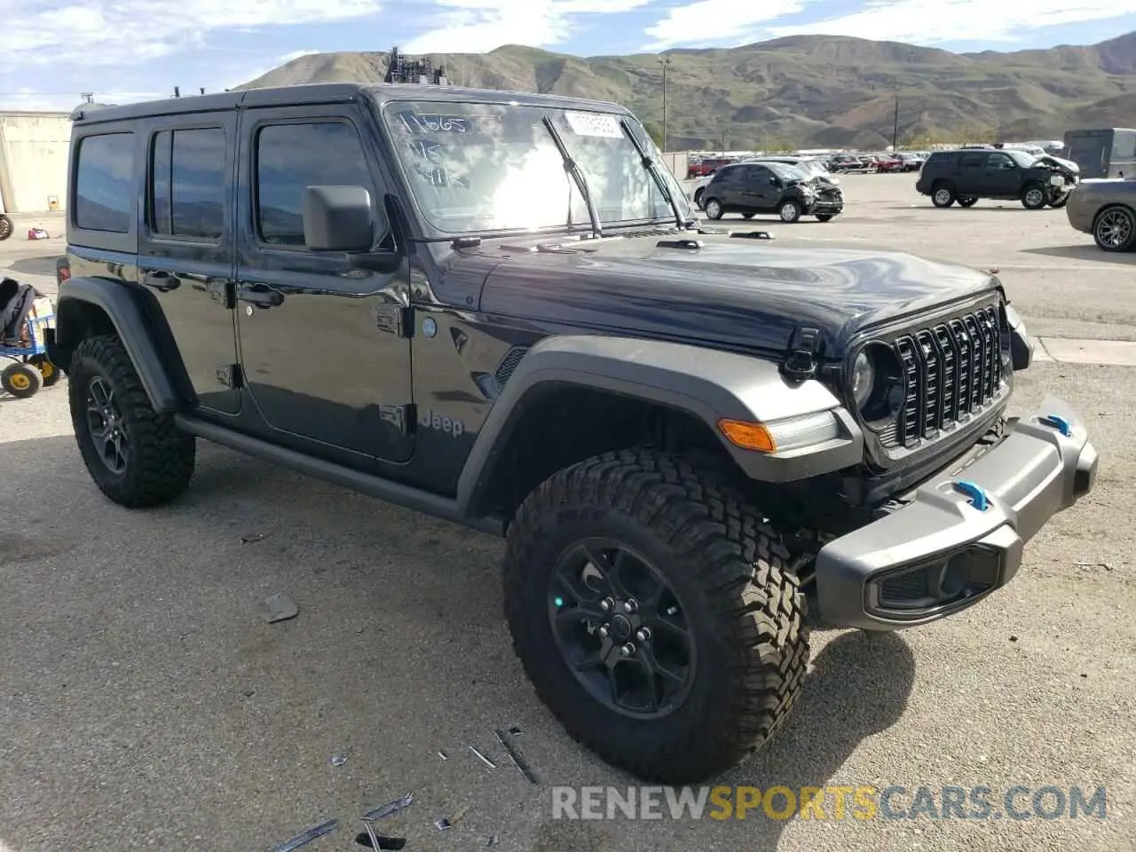4 fotografías del automóvil dañado 1C4RJXN67RW217419 JEEP WRANGLER 2024