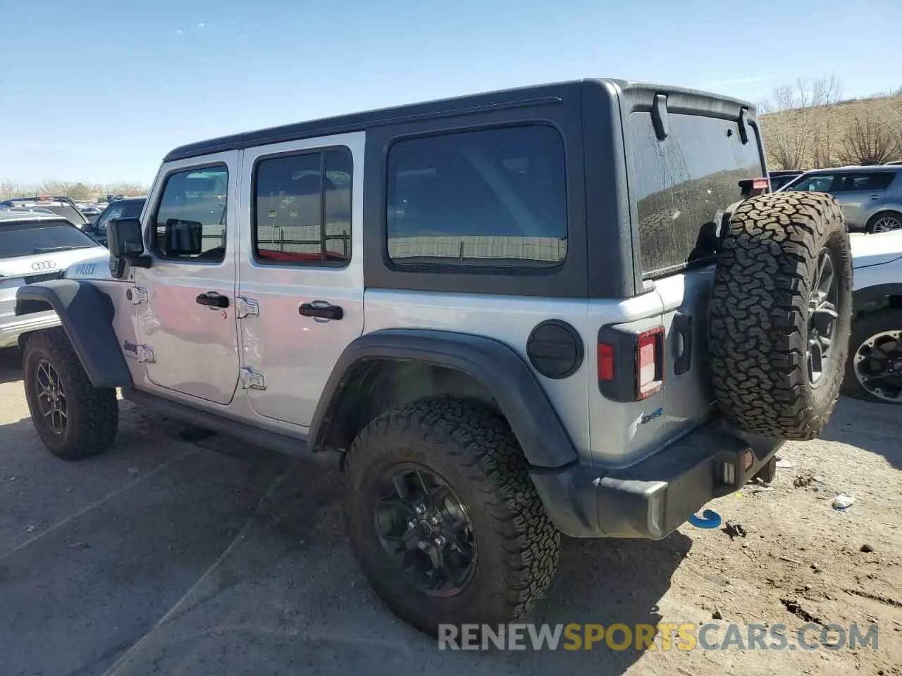 2 fotografías del automóvil dañado 1C4RJXN6XRW203949 JEEP WRANGLER 2024