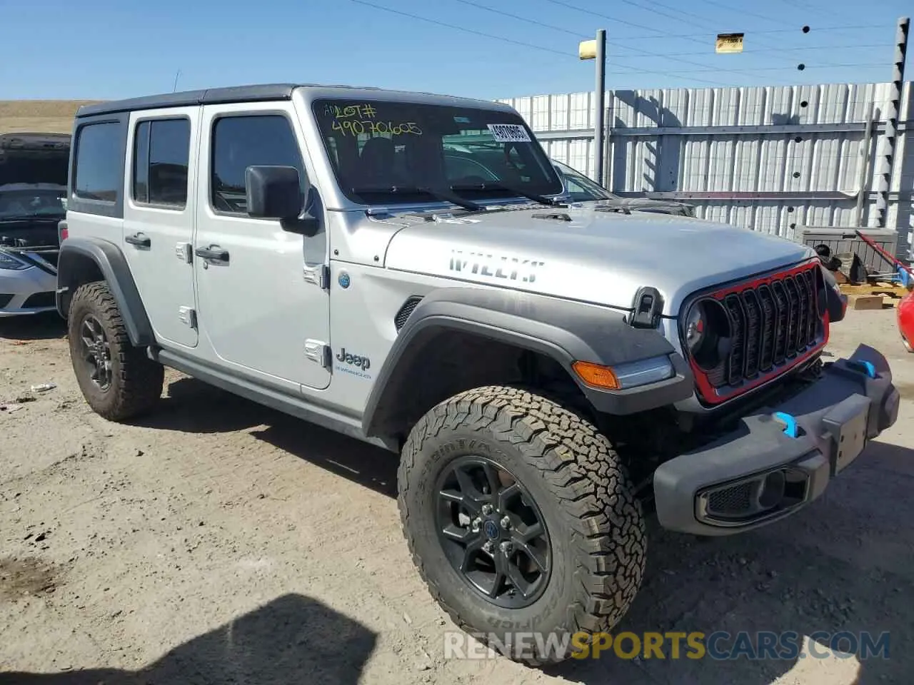 4 fotografías del automóvil dañado 1C4RJXN6XRW203949 JEEP WRANGLER 2024